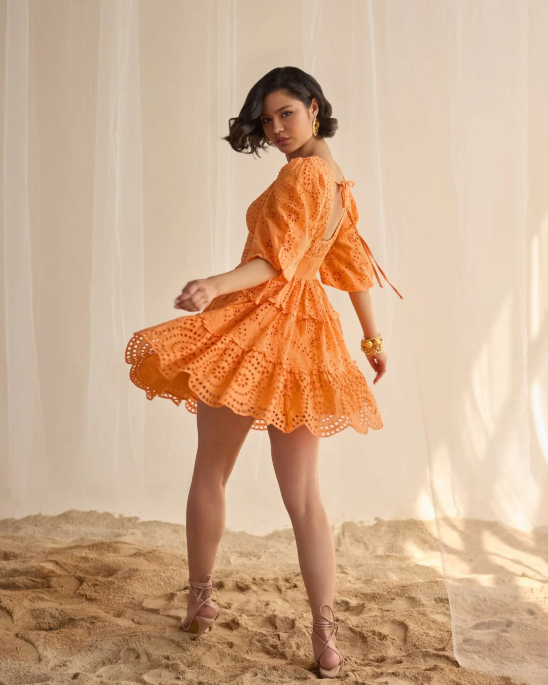 Serena Schiffli Dress - Image 17