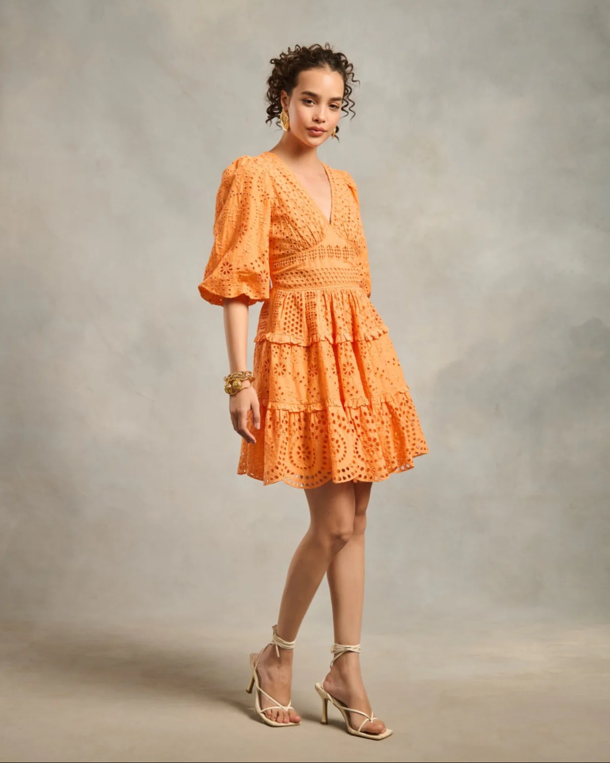 Serena Schiffli Dress - Image 18