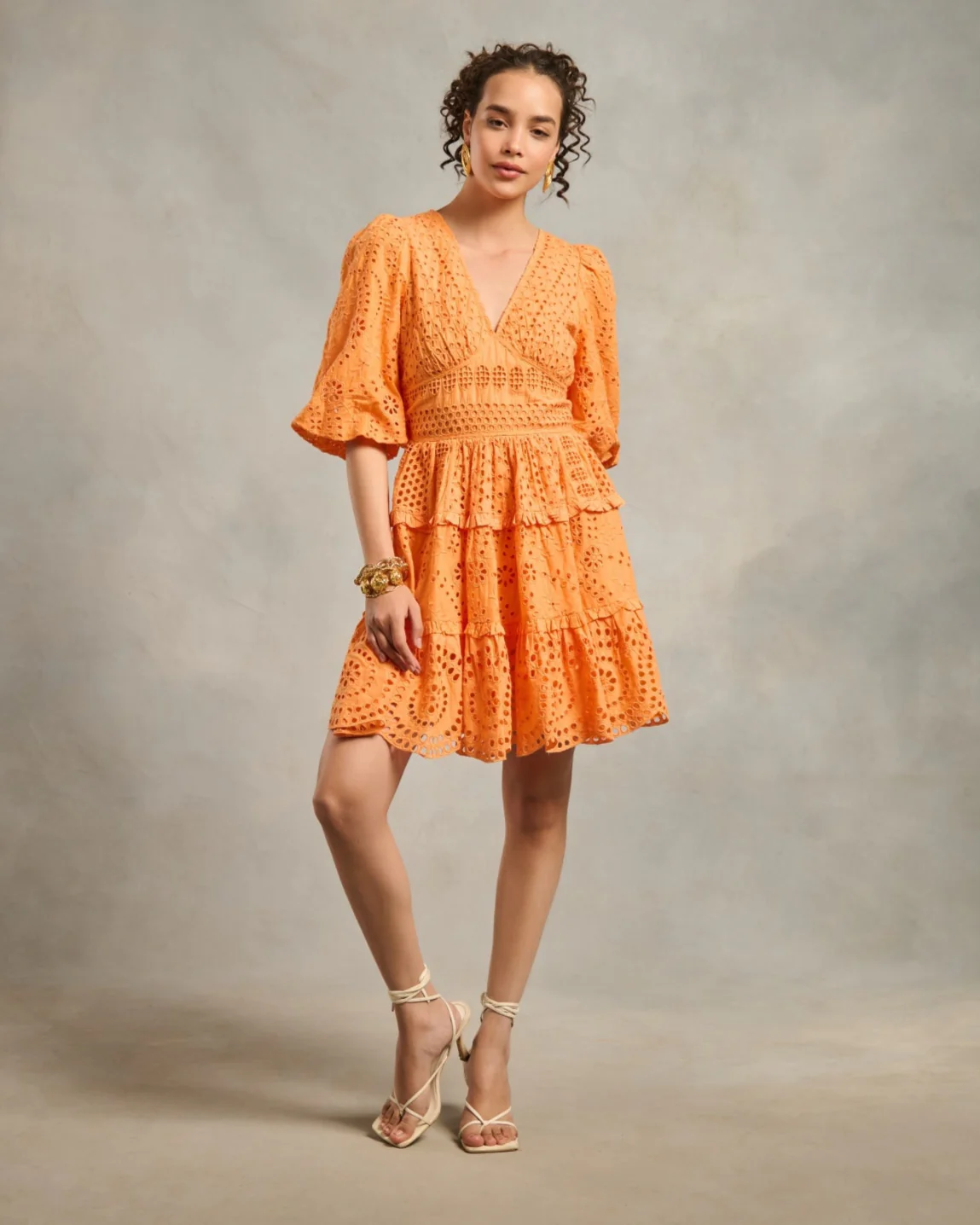 Serena Schiffli Dress - Image 12