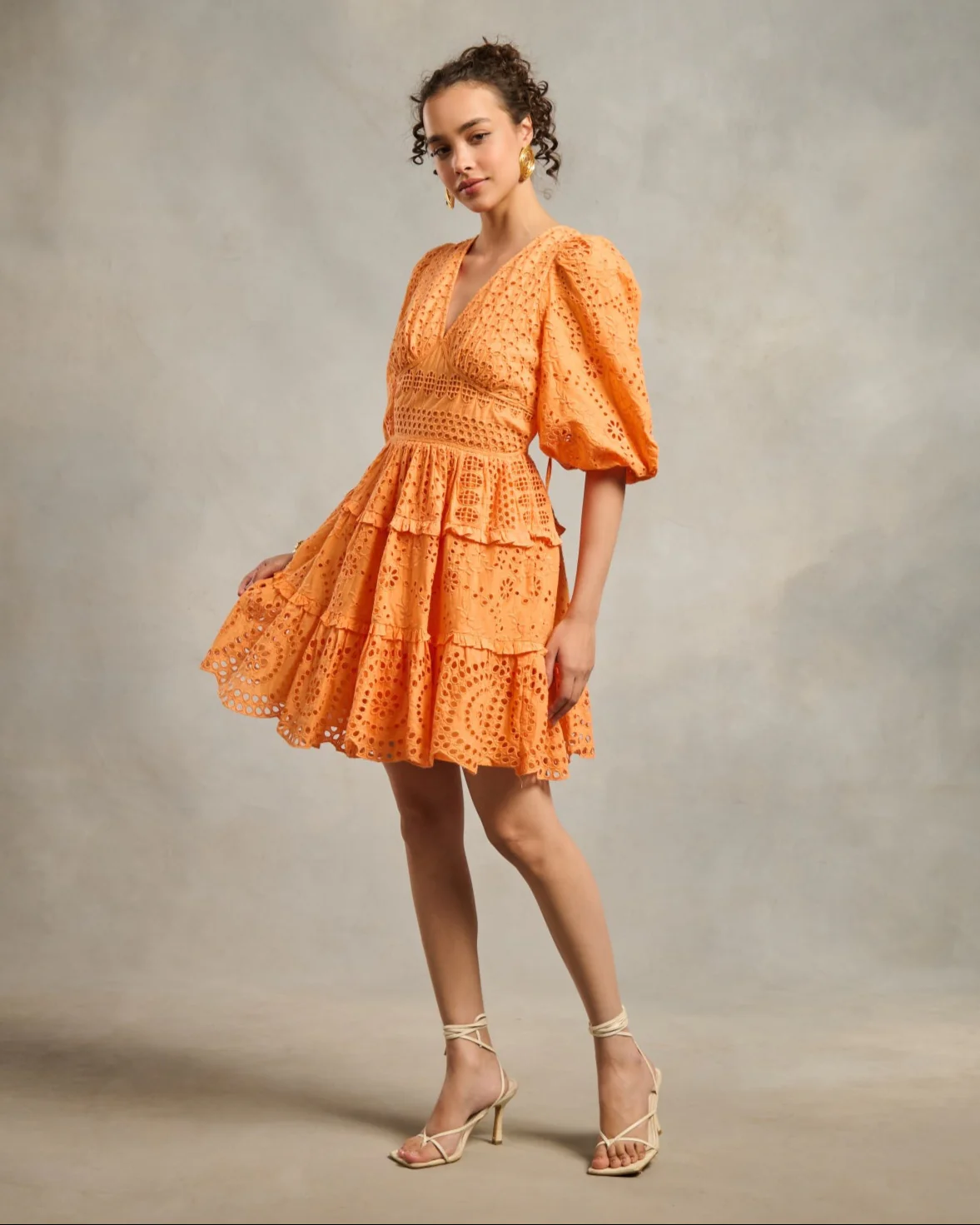 Serena Schiffli Dress - Image 16