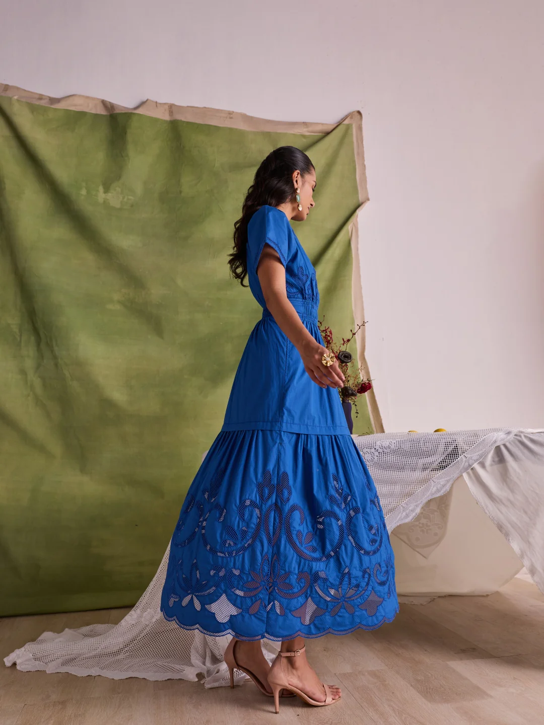 Ava Cutwork Dress - Image 14