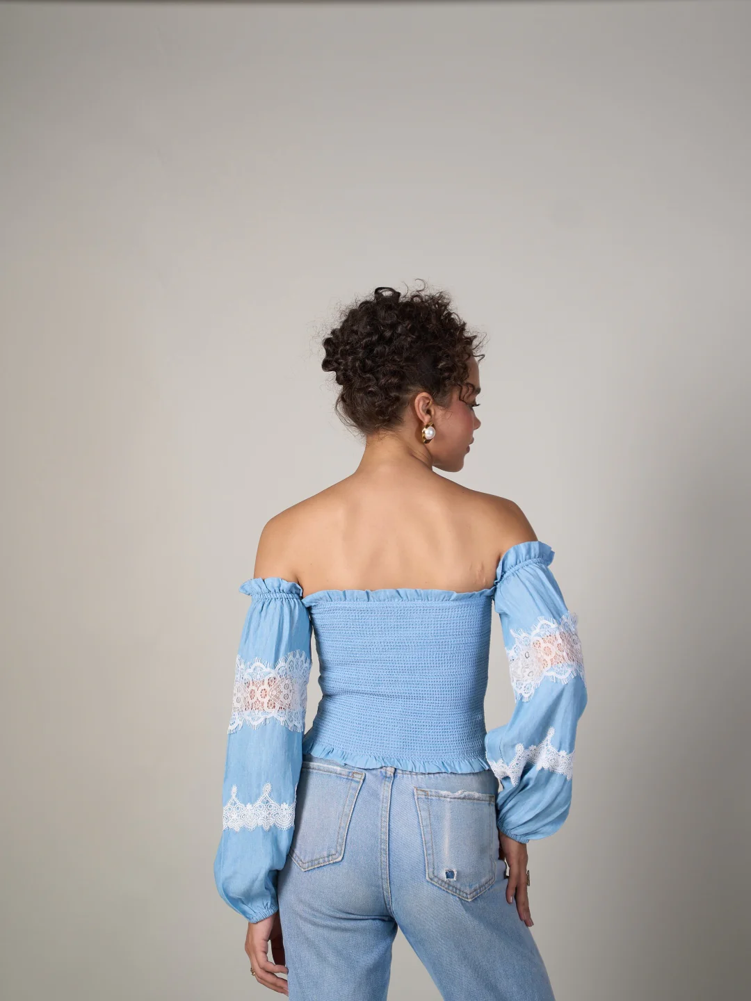 Black Bishop Sleeve Tube Top - Image 15