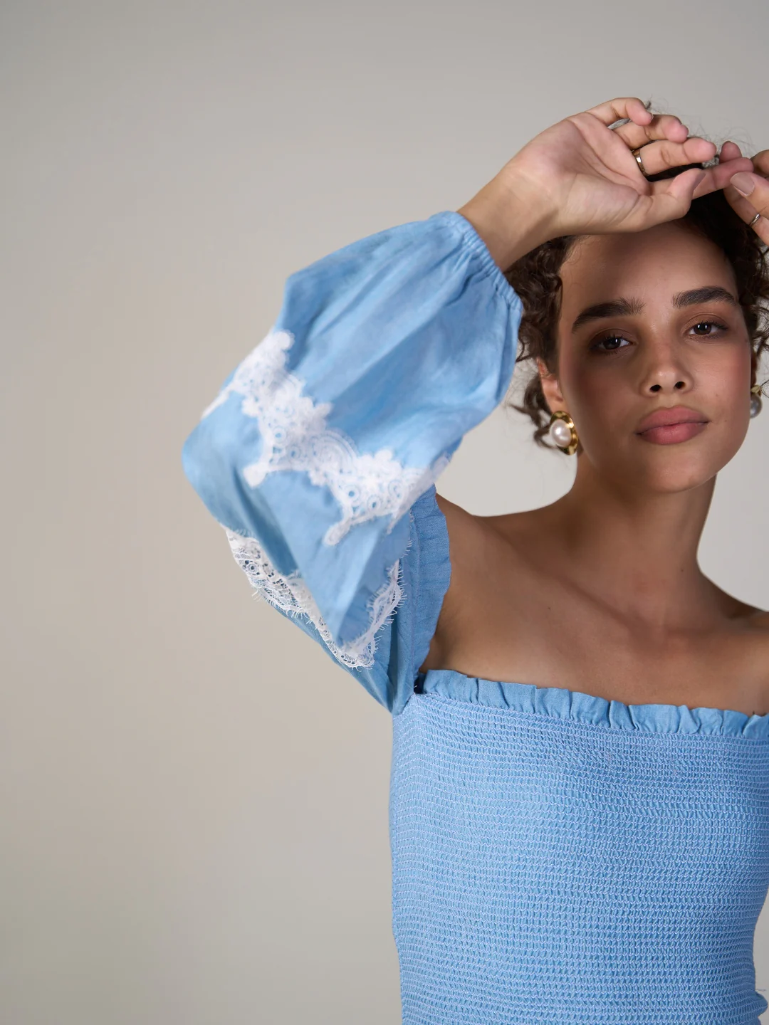 Black Bishop Sleeve Tube Top - Image 17