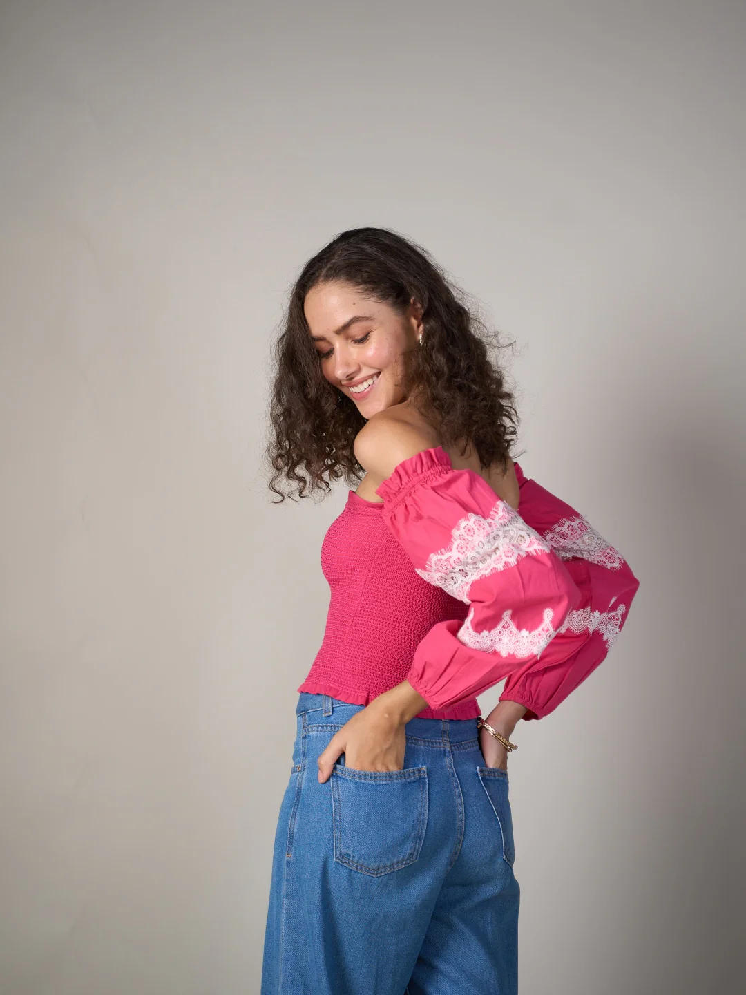 Black Bishop Sleeve Tube Top - Image 26