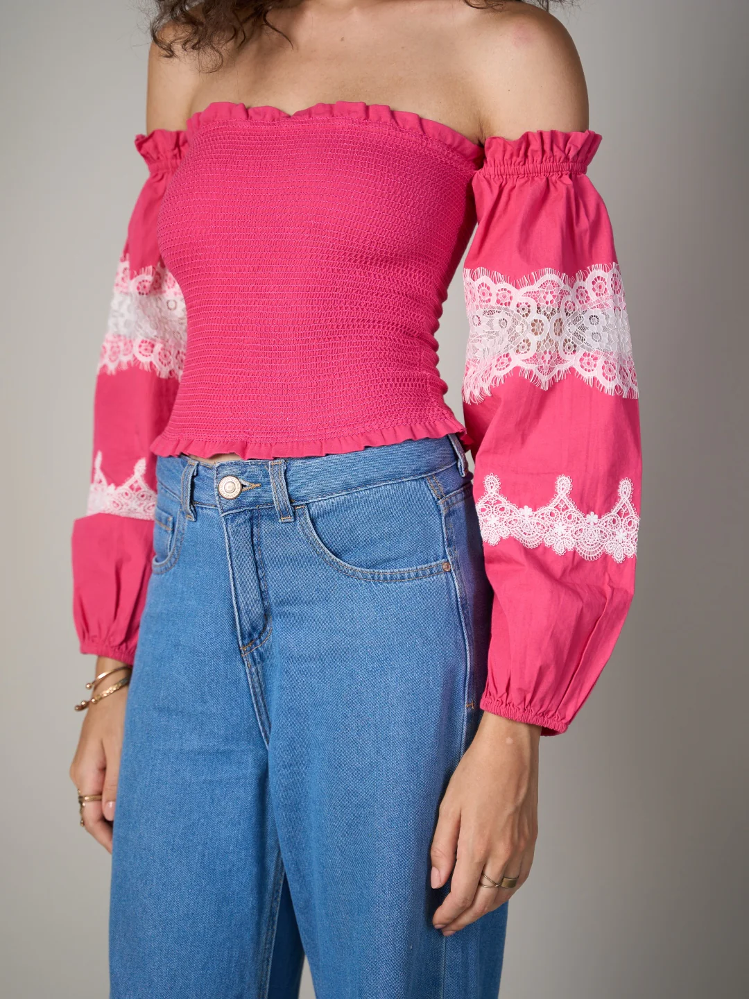 Black Bishop Sleeve Tube Top - Image 28