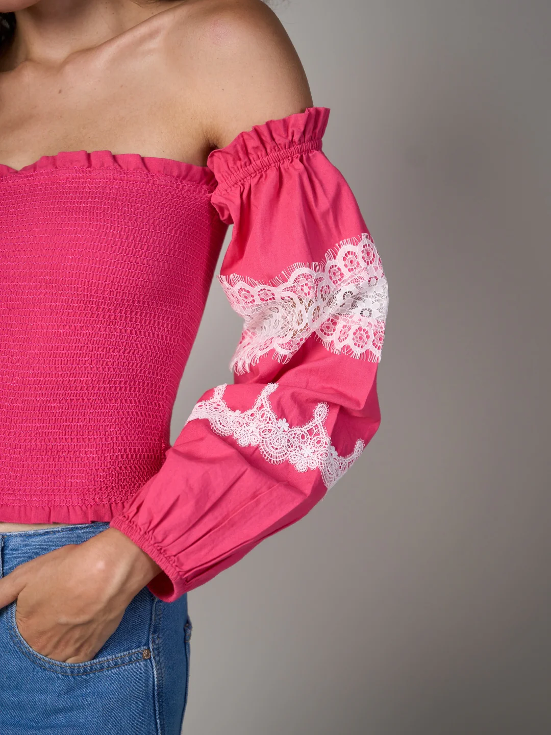 Black Bishop Sleeve Tube Top - Image 29