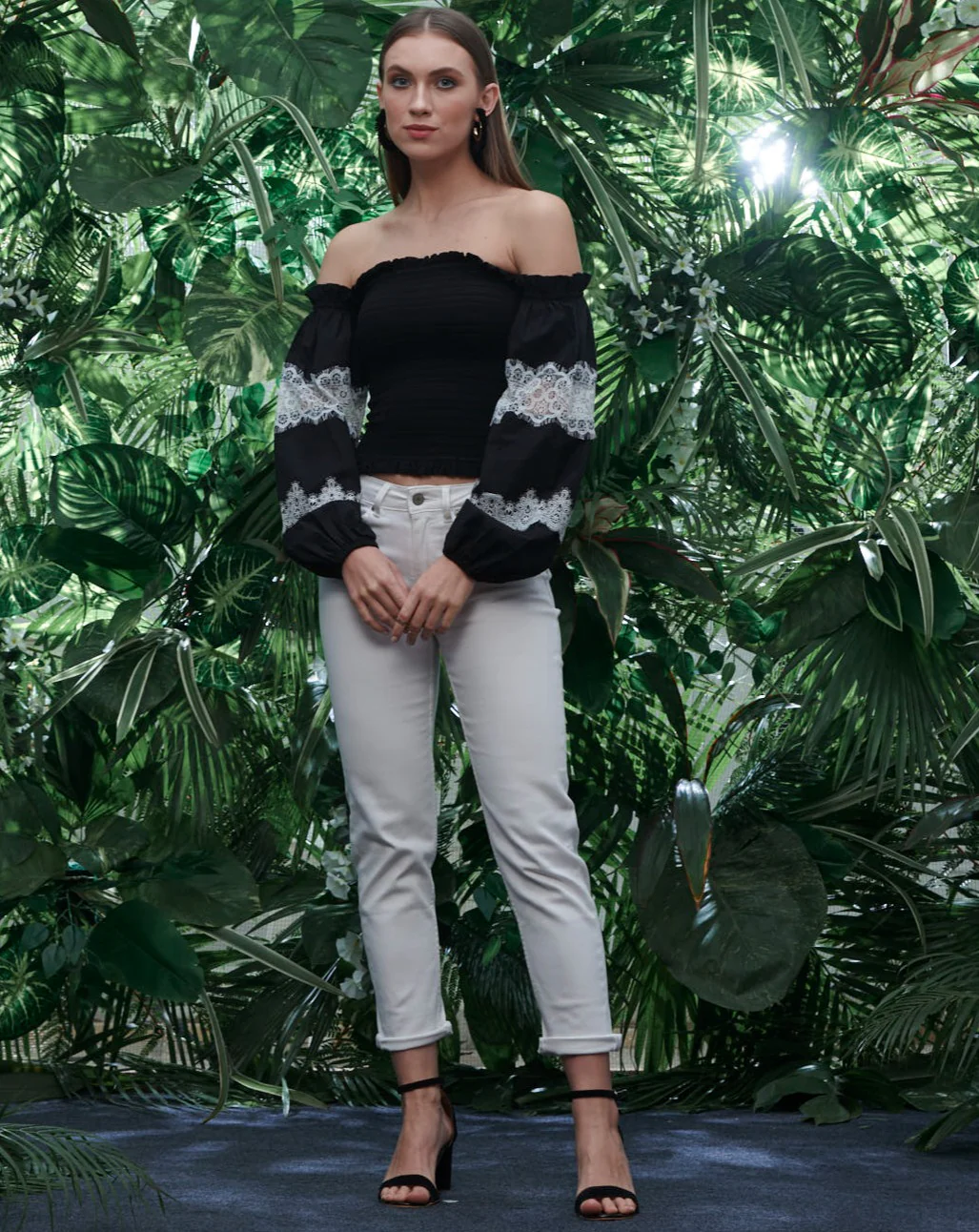 Black Bishop Sleeve Tube Top - Image 4