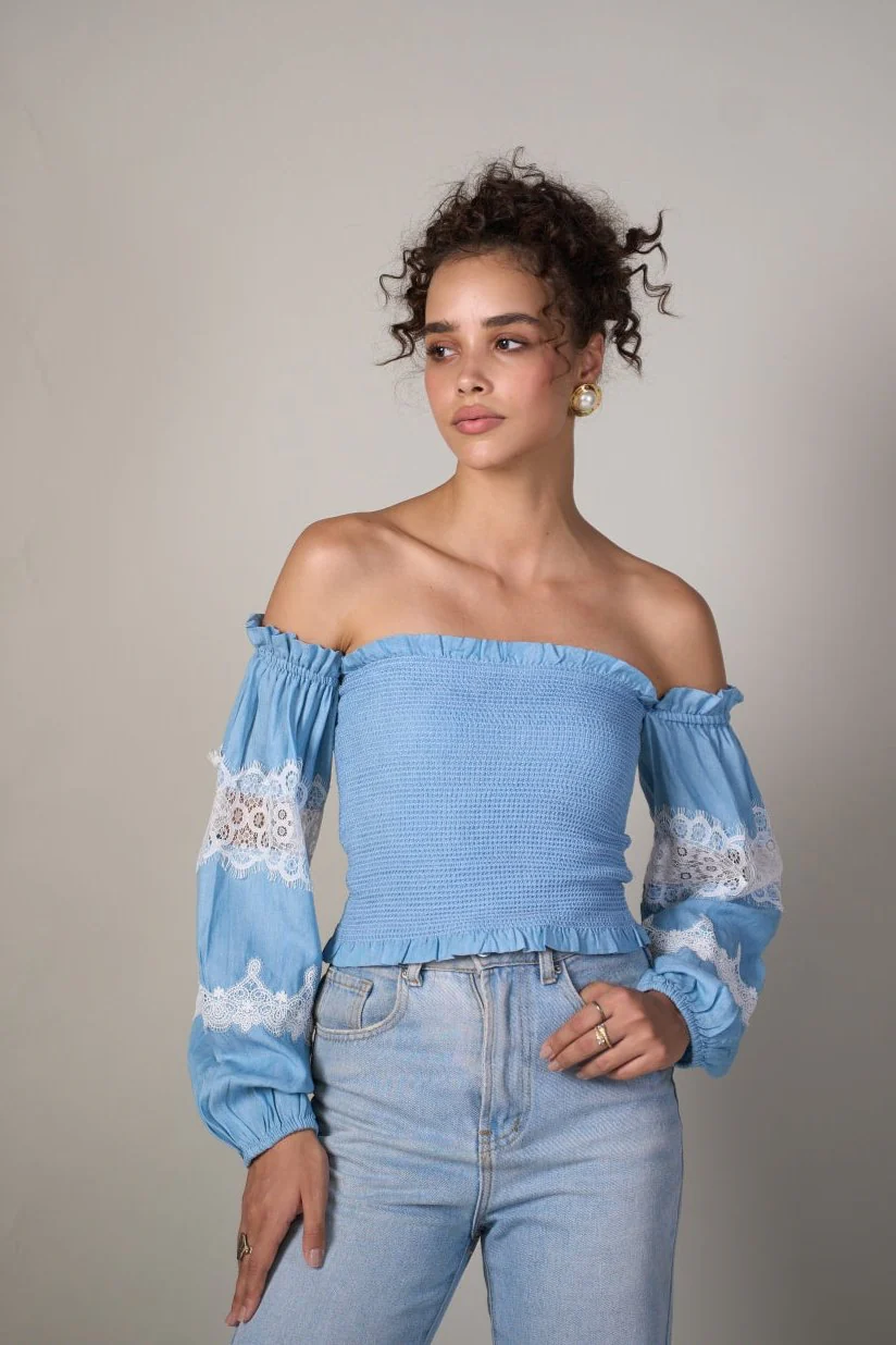 Black Bishop Sleeve Tube Top - Image 8