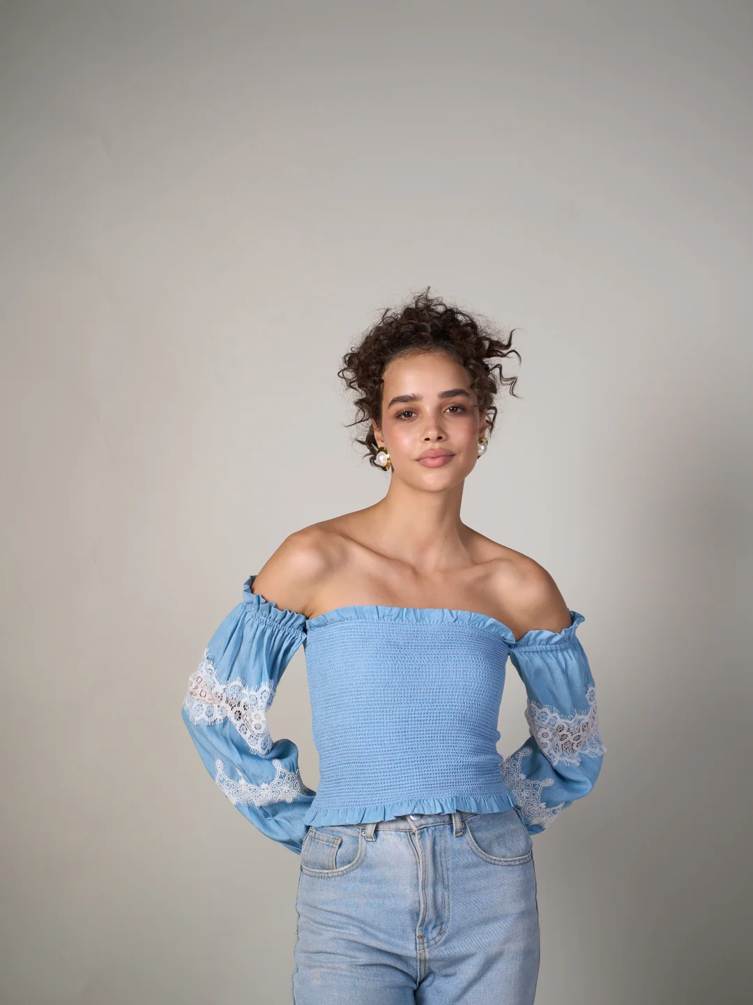 Black Bishop Sleeve Tube Top - Image 9