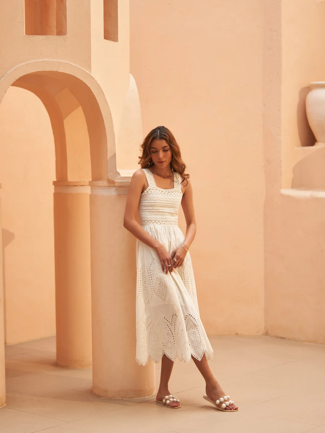 Charlotte Embroidered Dress - Image 10