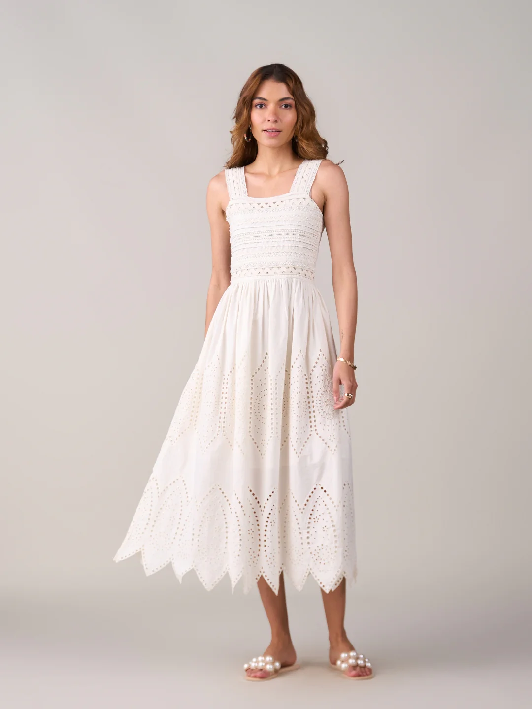 Charlotte Embroidered Dress - Image 17
