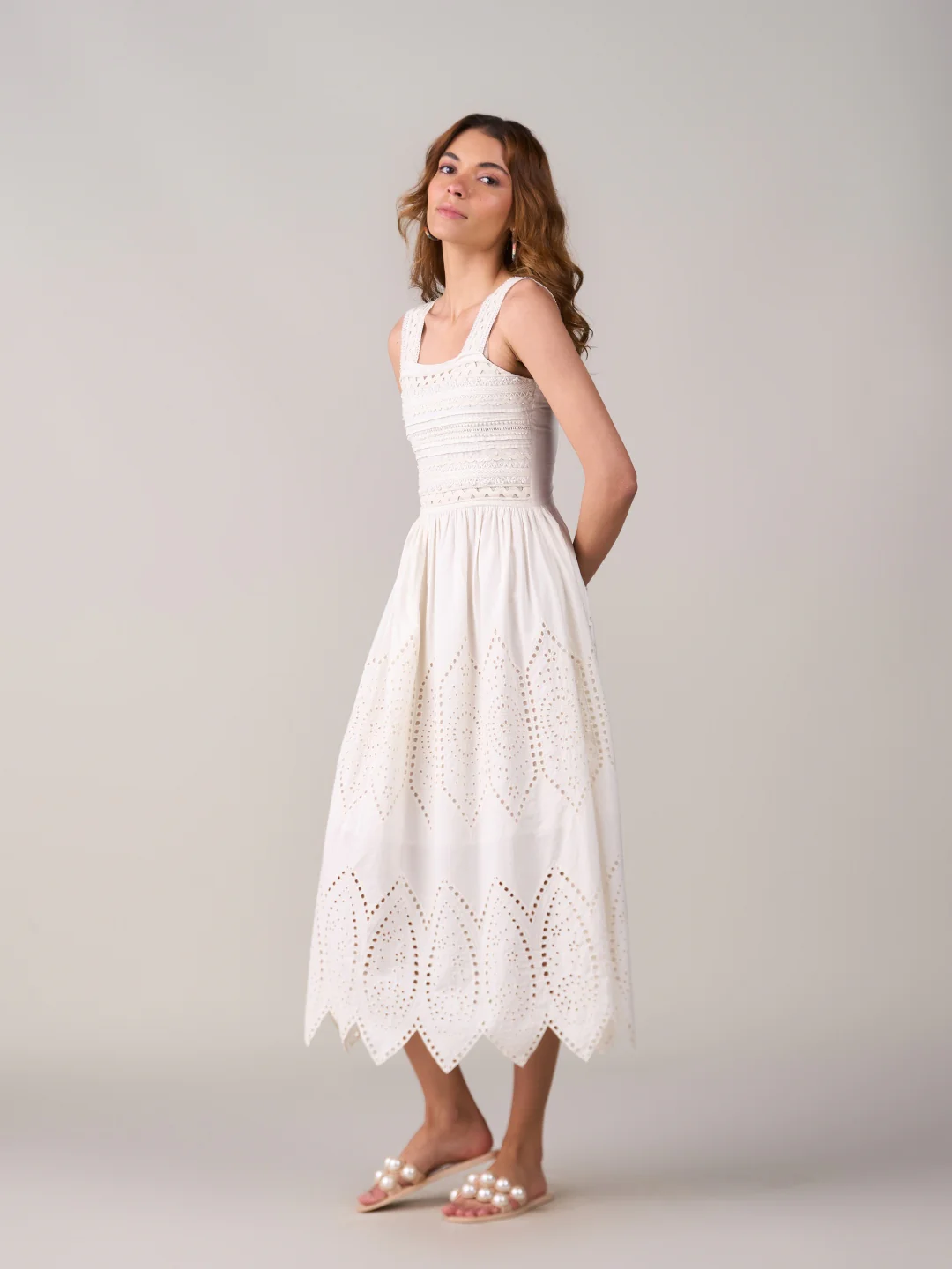 Charlotte Embroidered Dress - Image 21