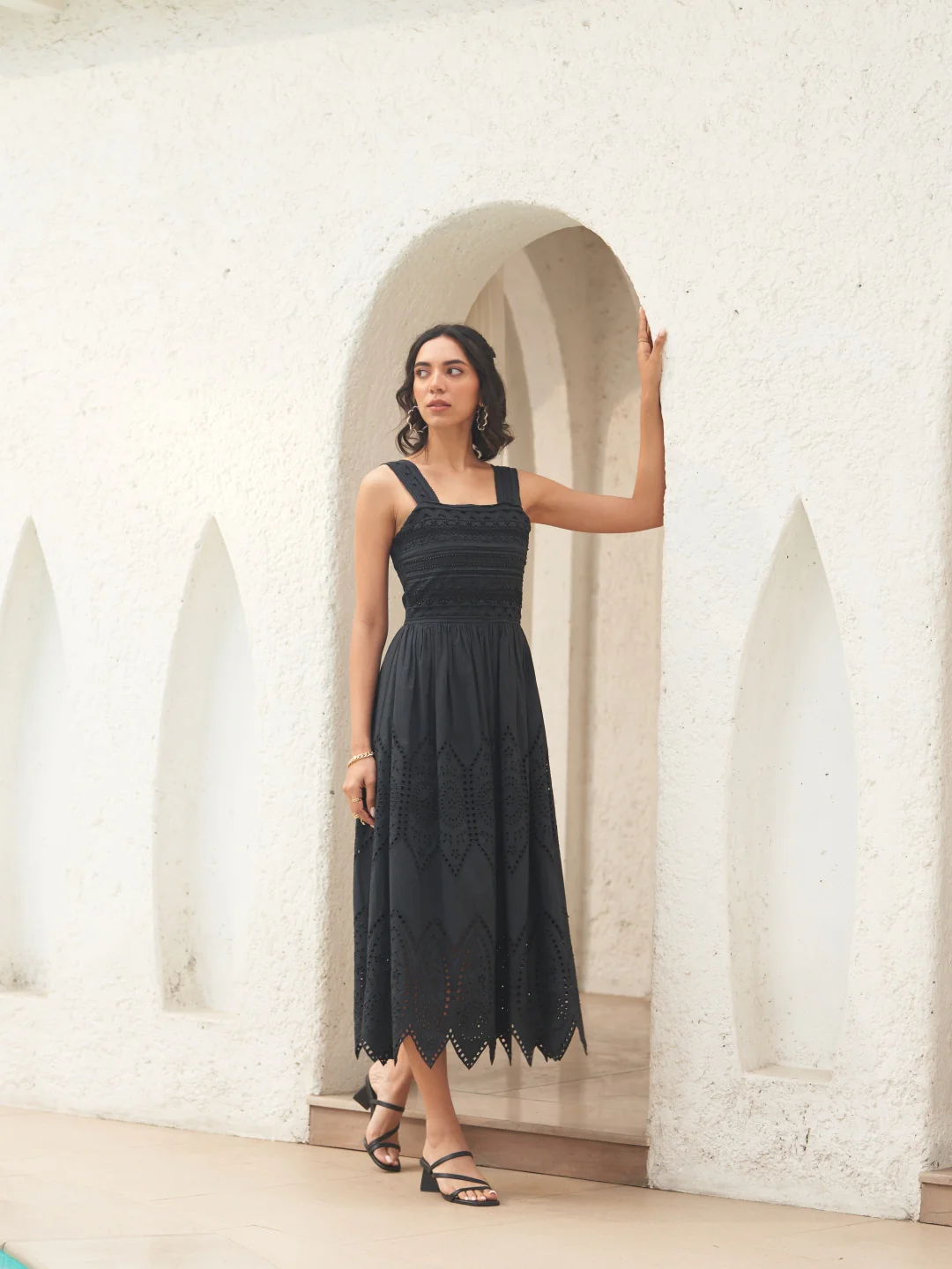 Charlotte Embroidered Dress - Image 3