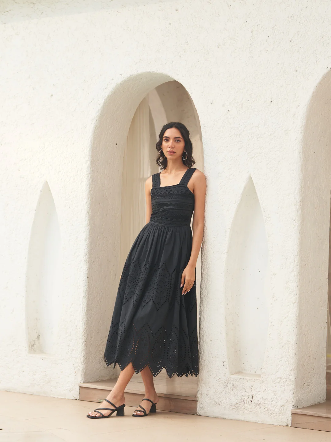 Charlotte Embroidered Dress - Image 4