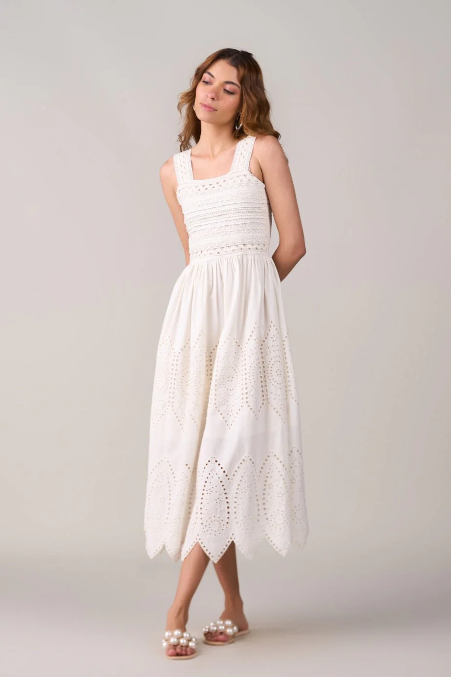 Charlotte Embroidered Dress - Image 9