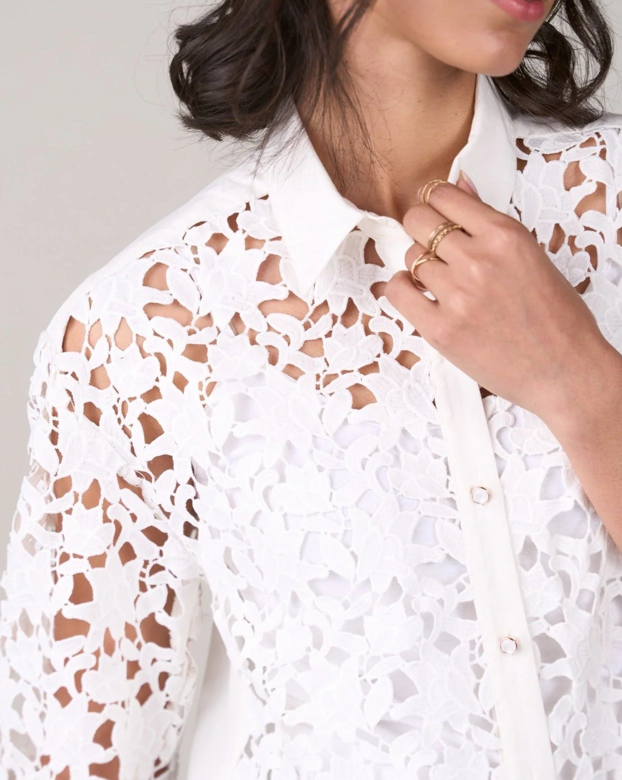 Amber White Blouse - Image 4
