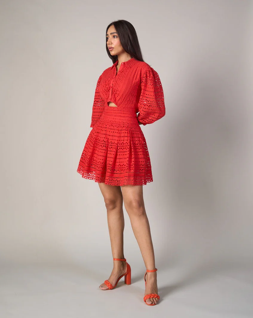 Thea Schiffli Dress - Image 19