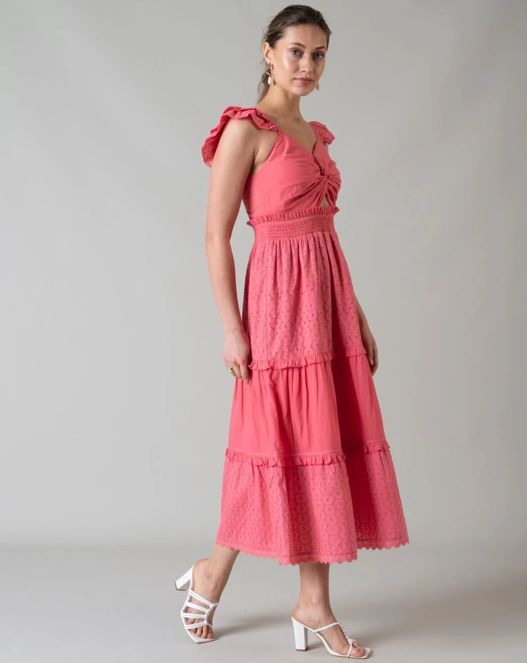 Elle Pink Maxi Dress - Image 3