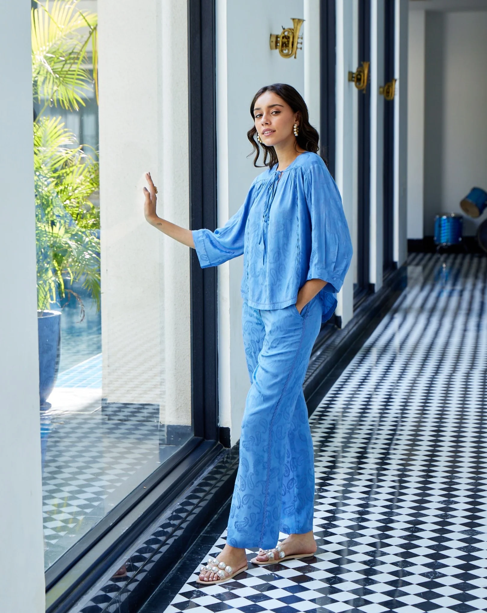 Ellie Jacquard Pants - Image 13