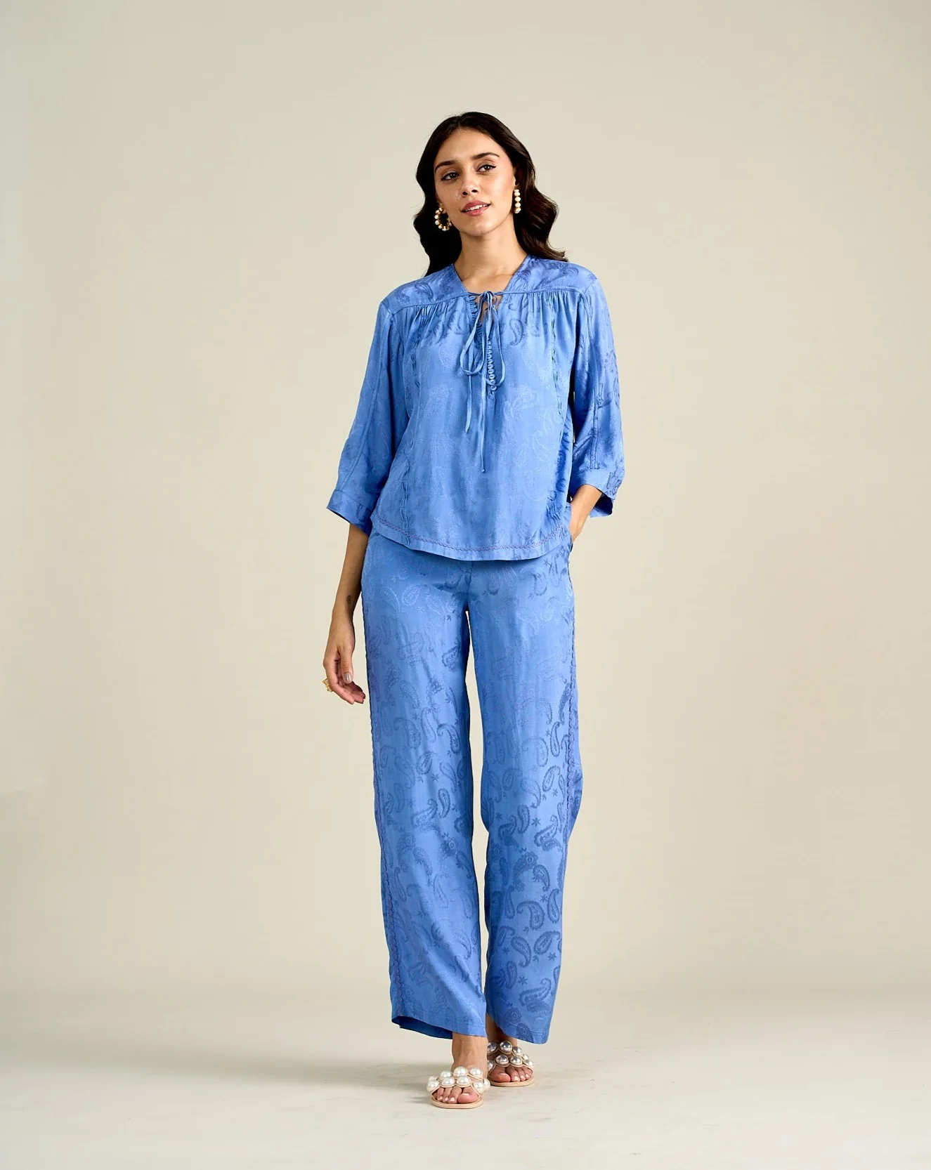 Ellie Jacquard Pants - Image 3