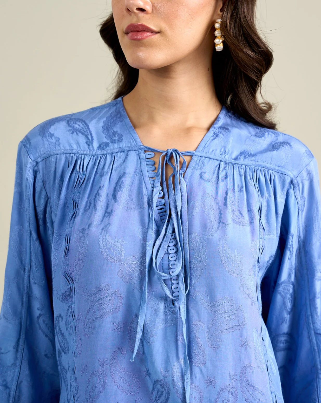 Ellie Jacquard Top - Image 3