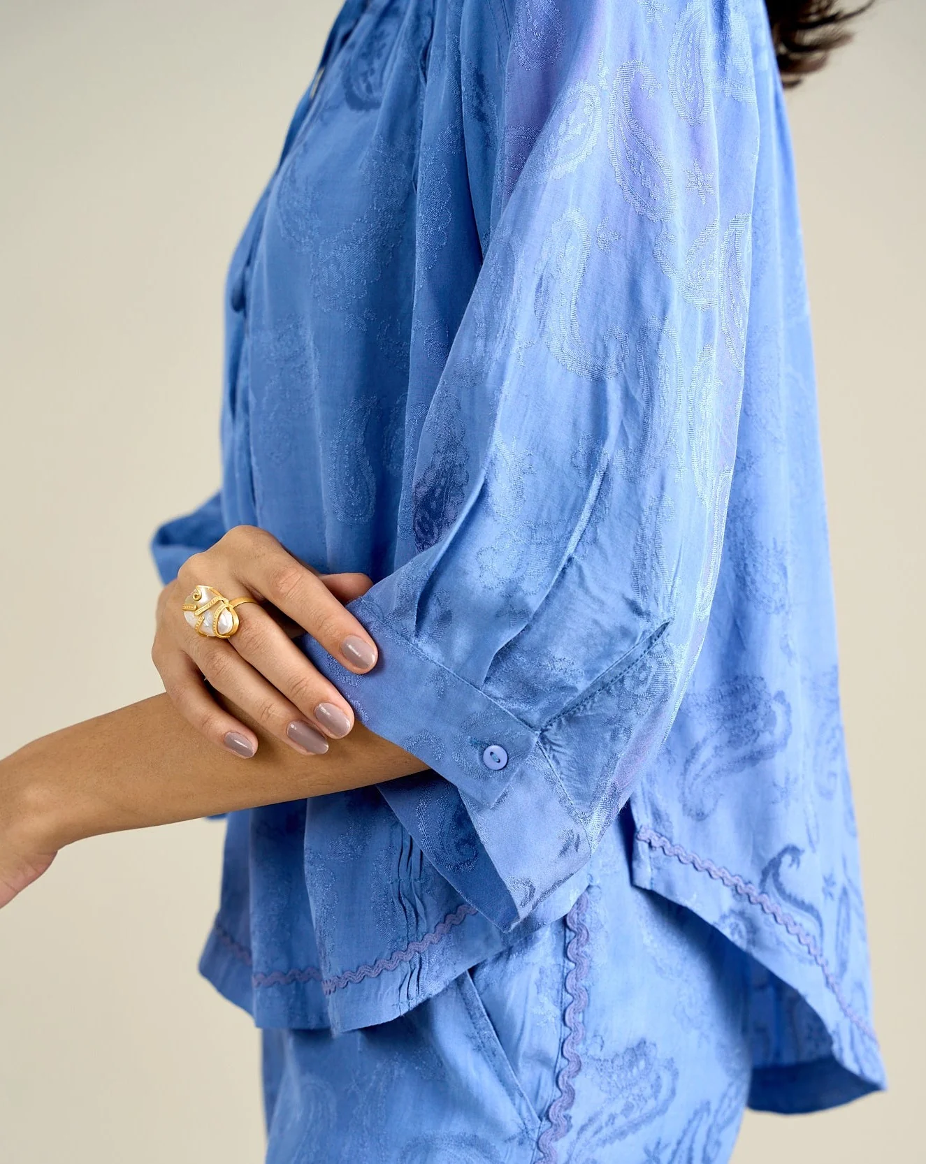 Ellie Jacquard Top - Image 5