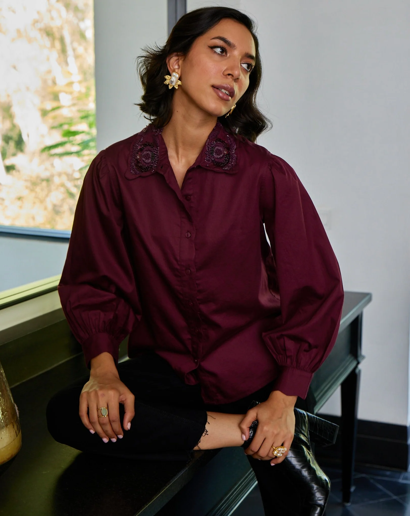 Erin Embroidered Shirt - Image 26