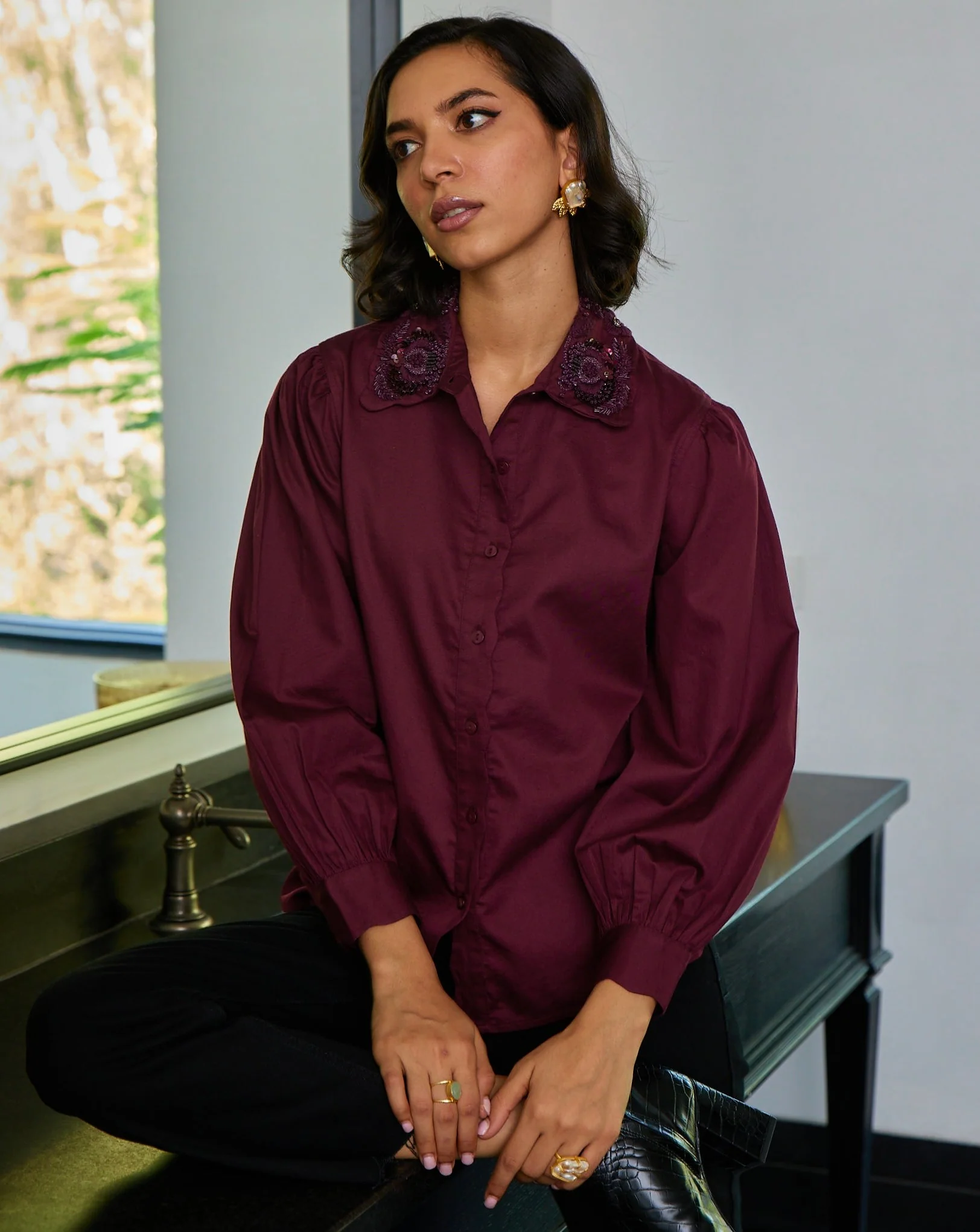 Erin Embroidered Shirt - Image 25
