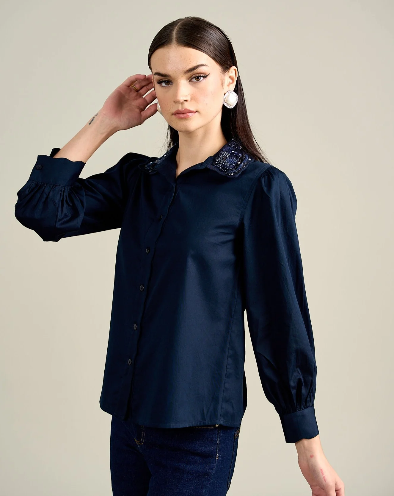 Erin Embroidered Shirt - Image 6