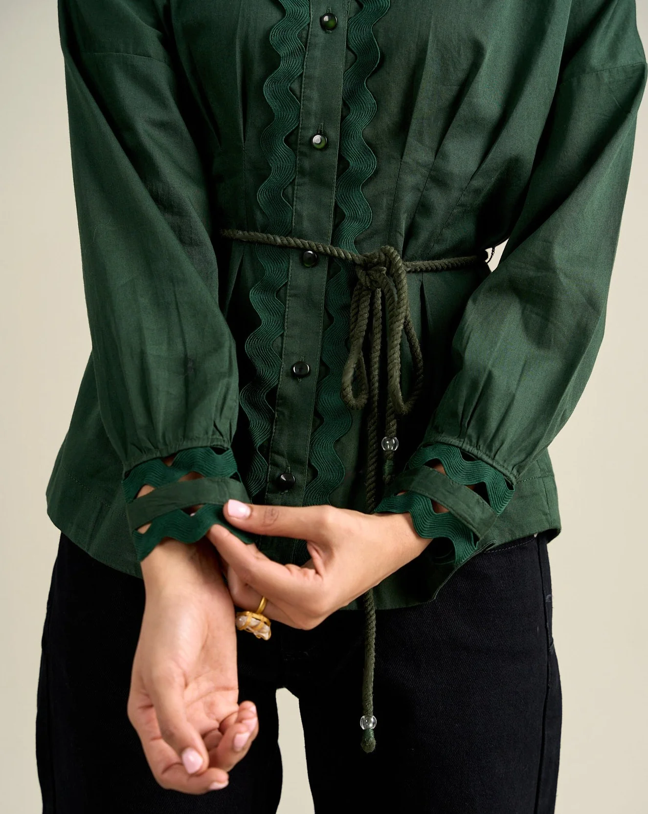 Cotton Satin Shirt - Image 3