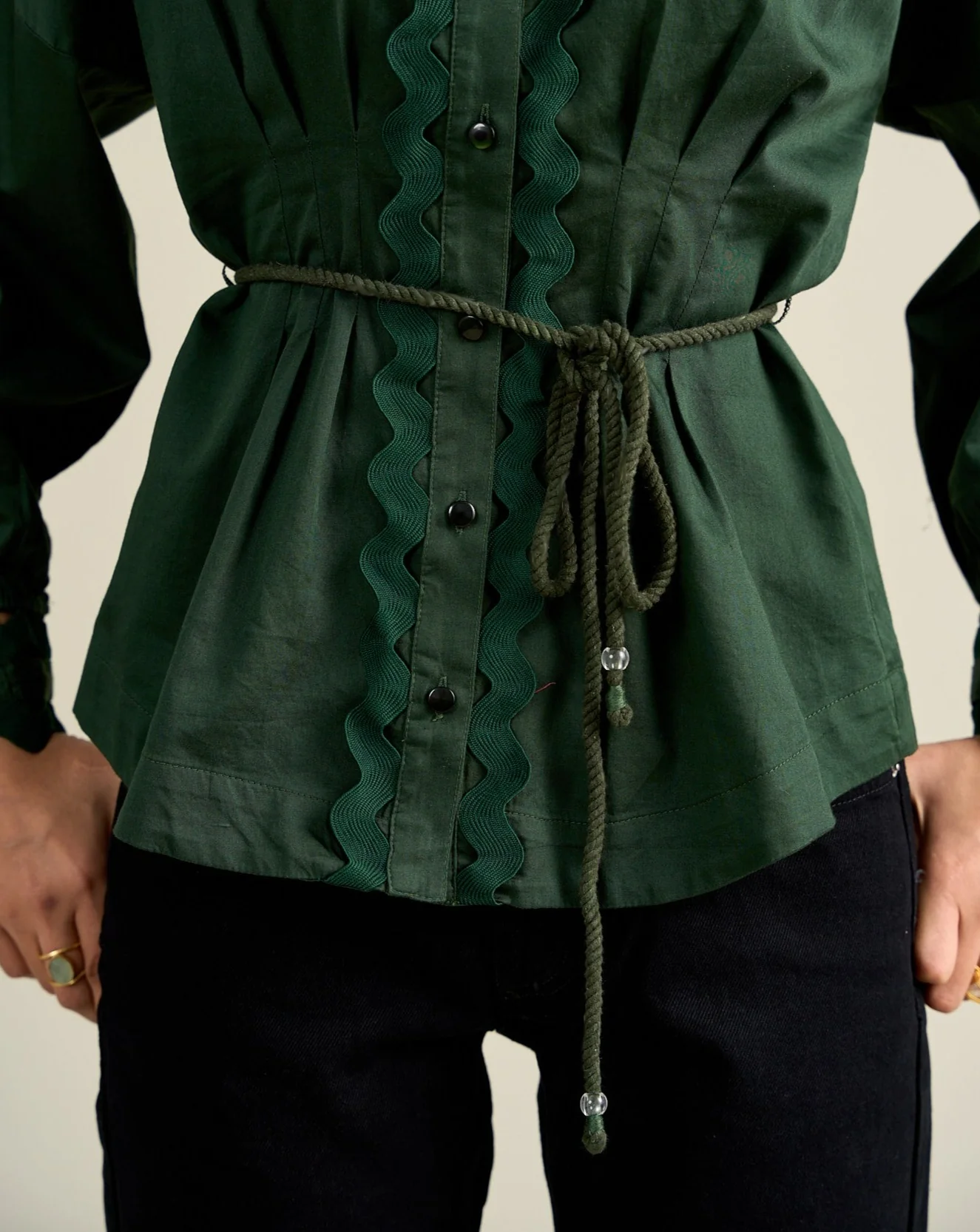 Cotton Satin Shirt - Image 4