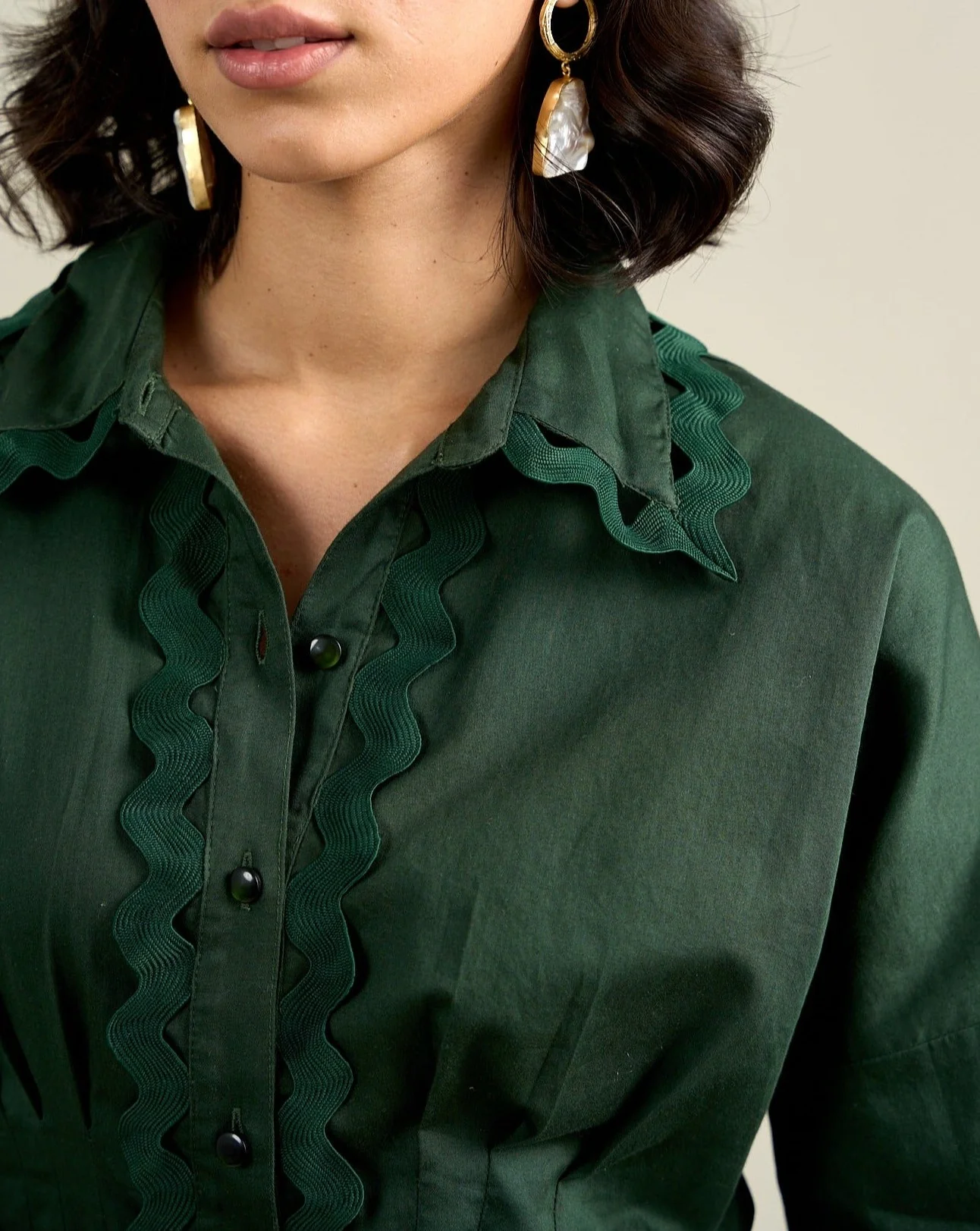 Cotton Satin Shirt - Image 6