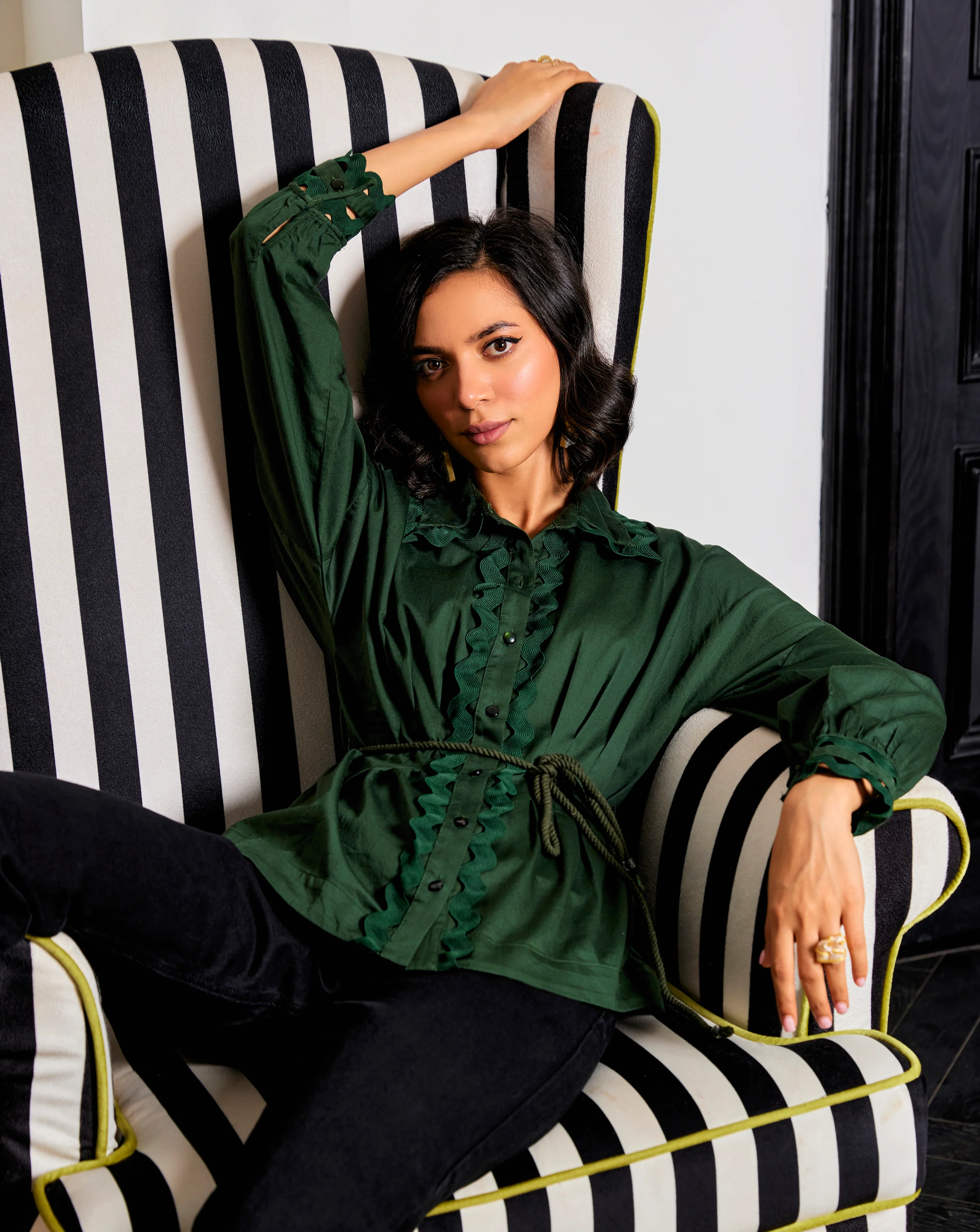 Cotton Satin Shirt - Image 7