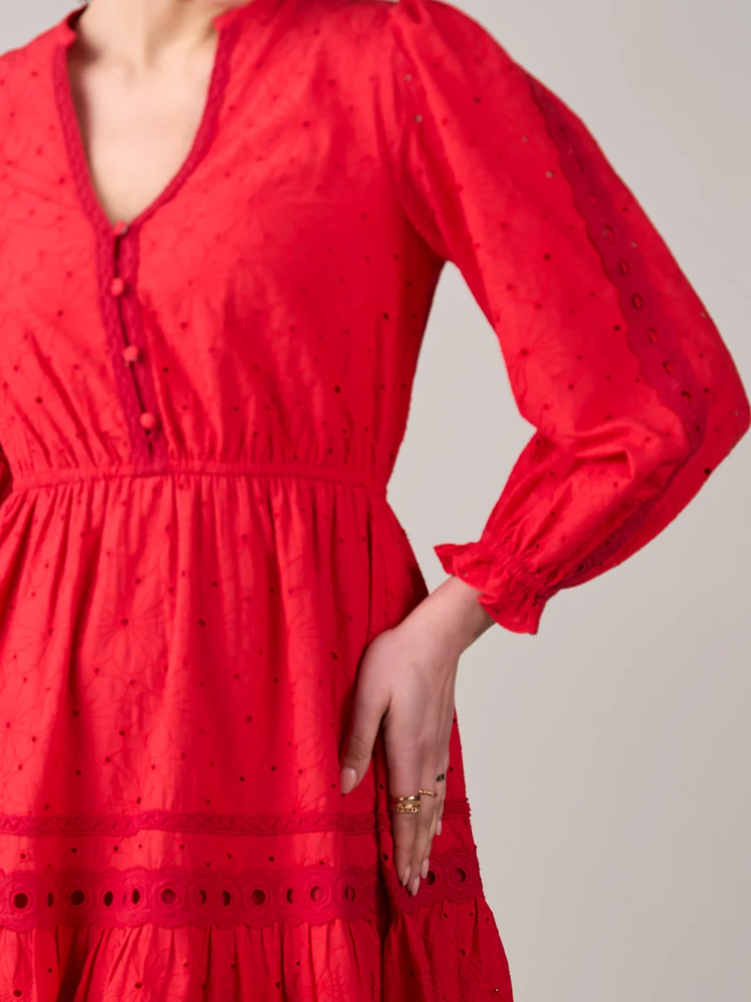 Julie Red Dress - Image 5