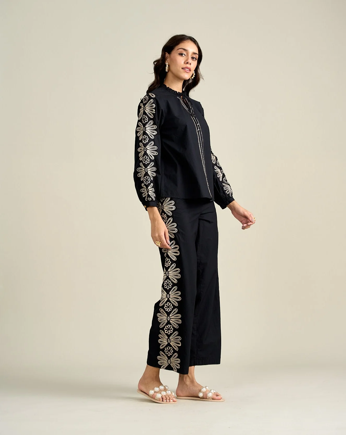 Kate Embroidered Pant - Image 12