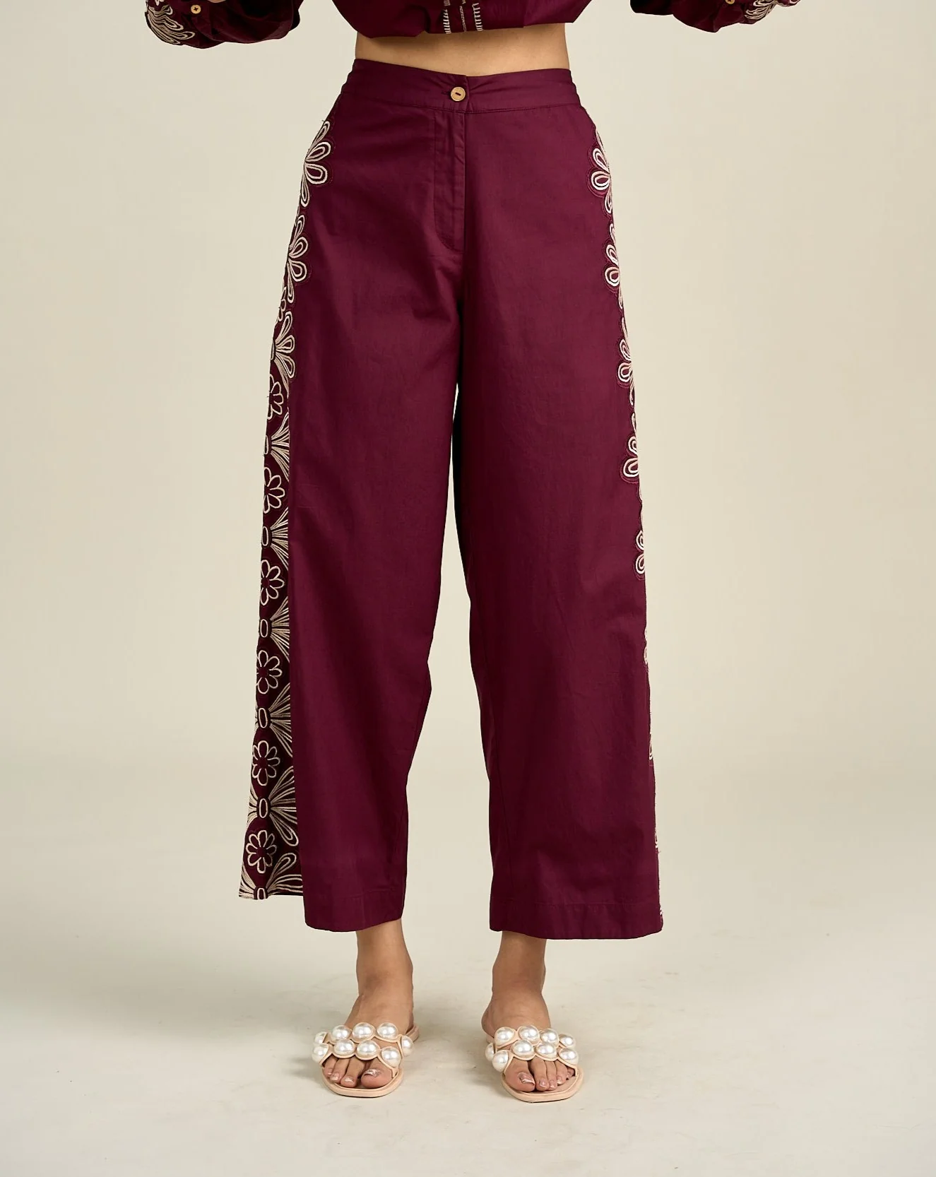 Kate Embroidered Pant - Image 4