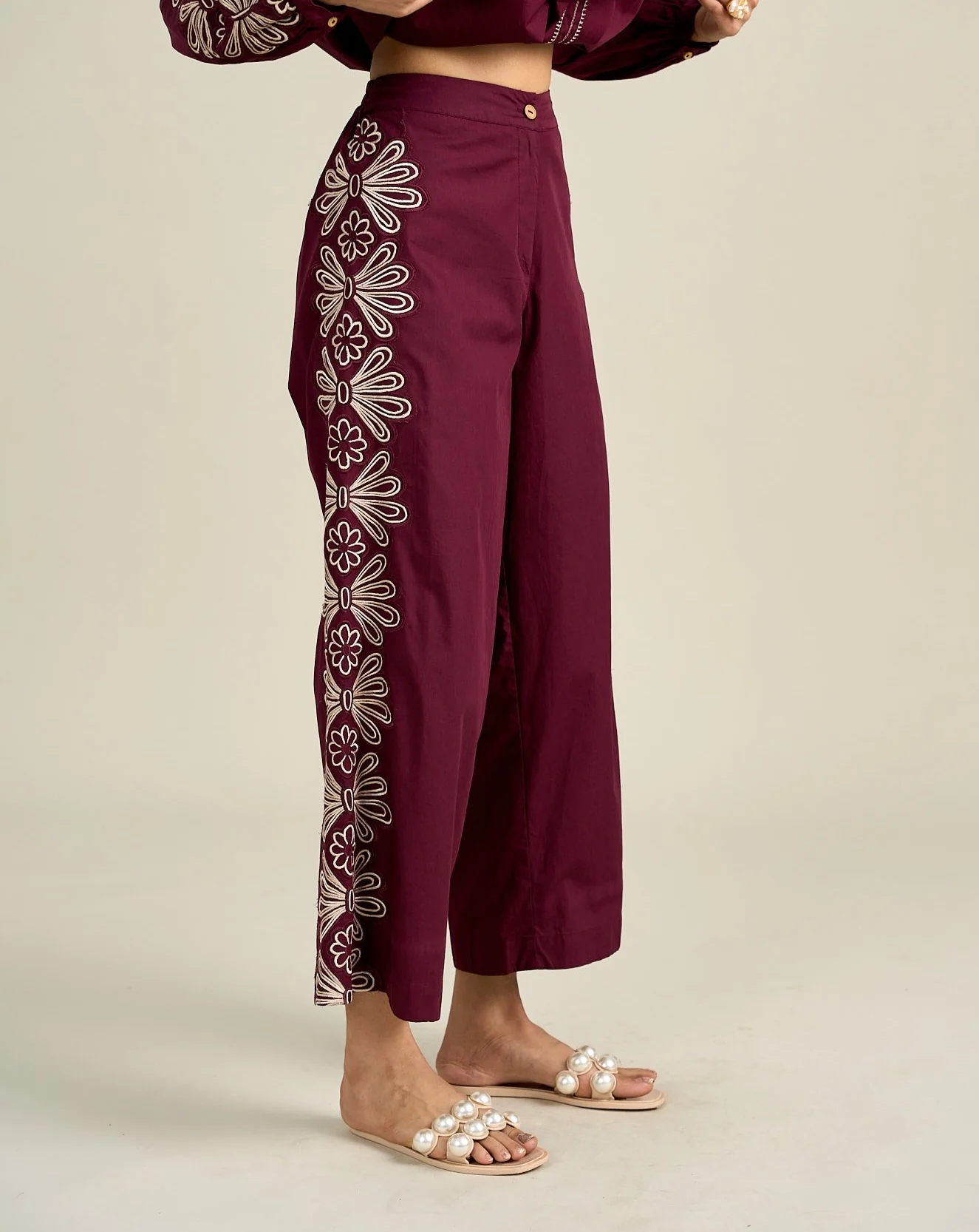 Kate Embroidered Pant - Image 5
