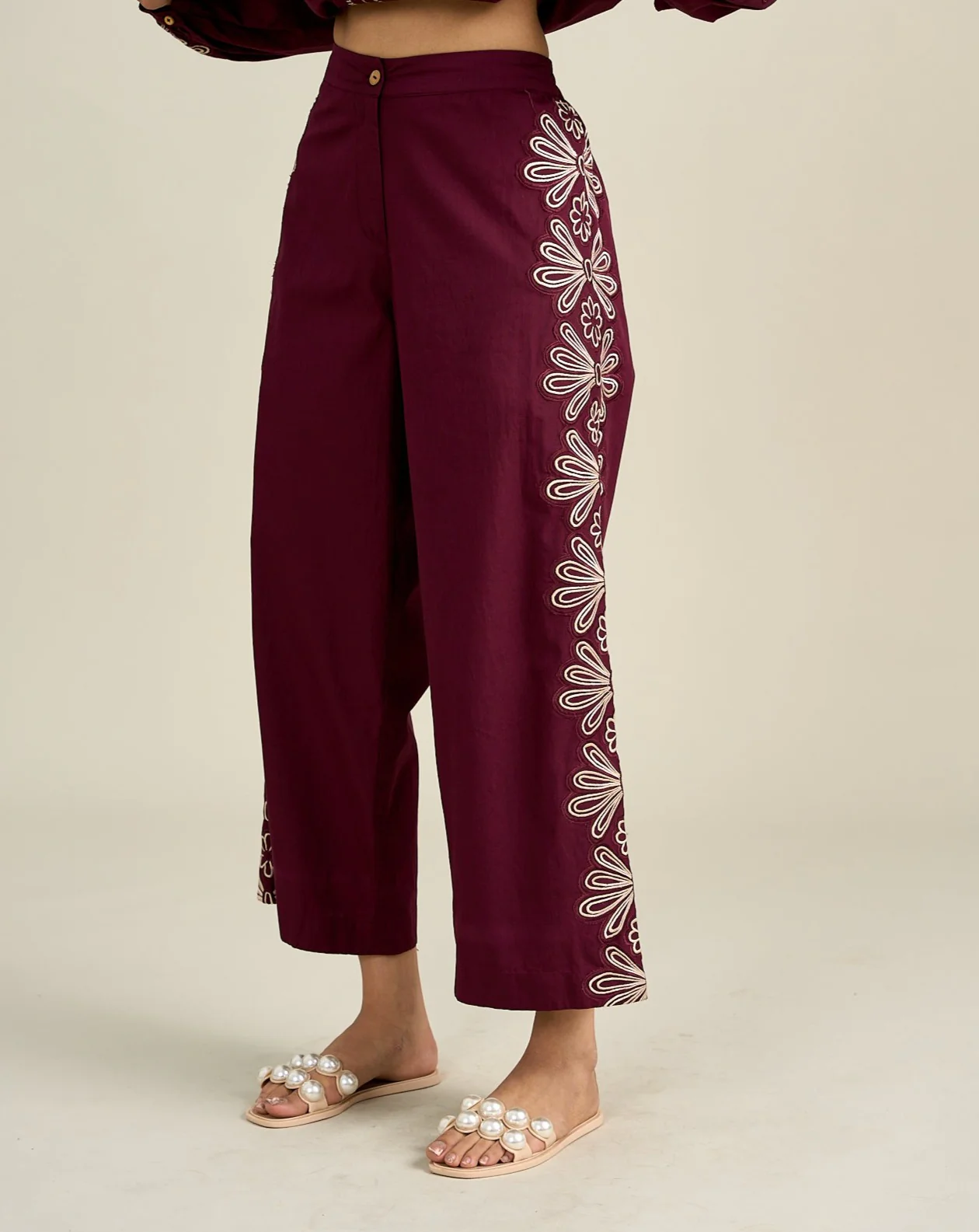 Kate Embroidered Pant - Image 6