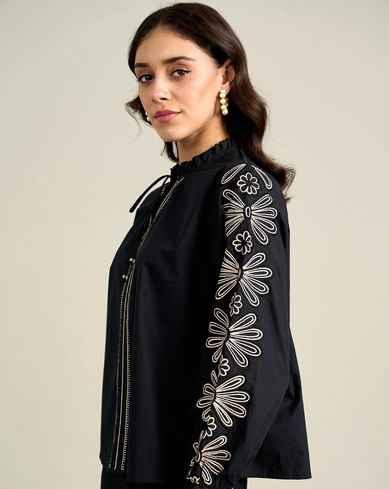 Kate Black Top - Image 3