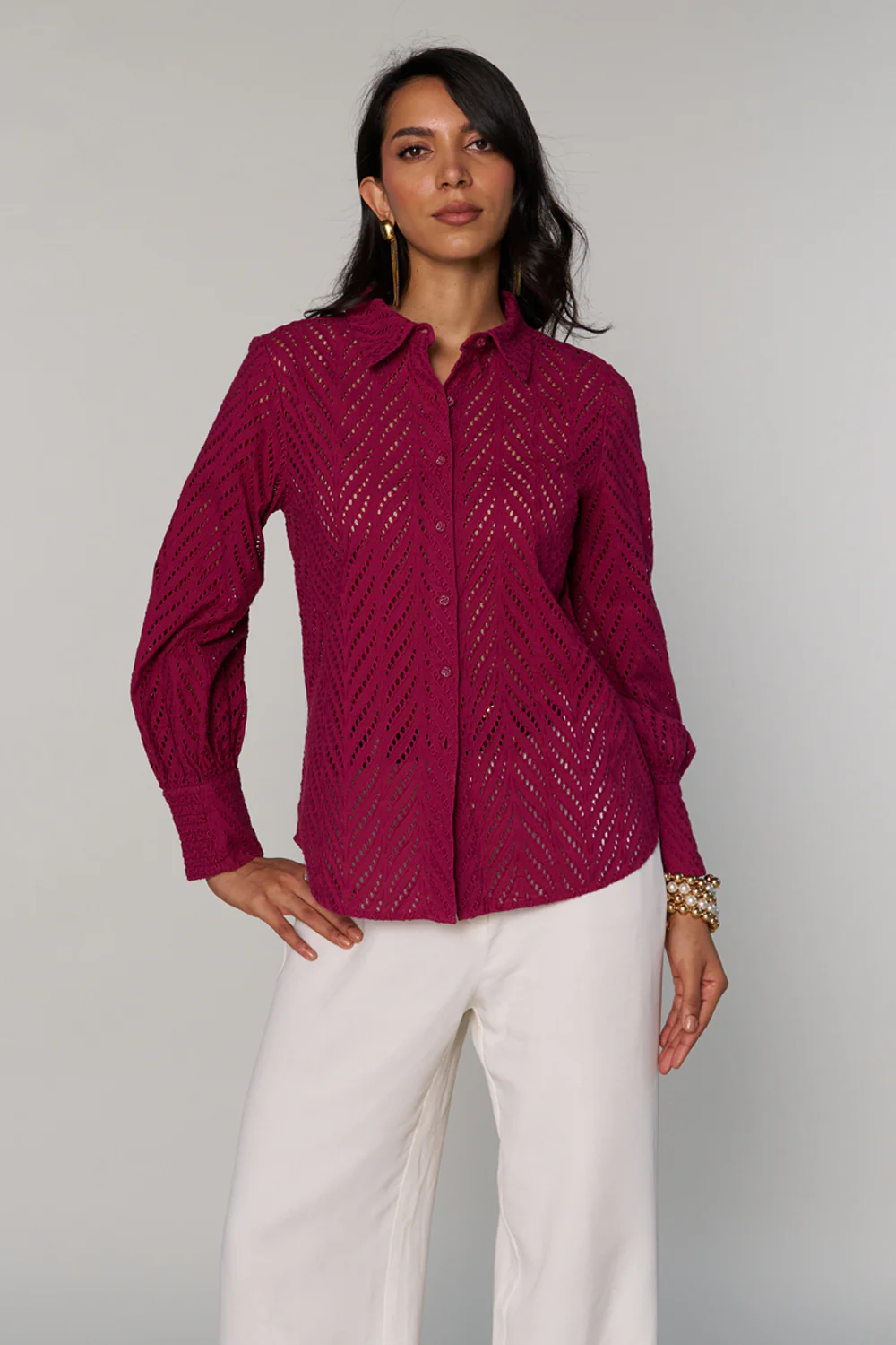 Georgia Schiffli Shirt - Image 4