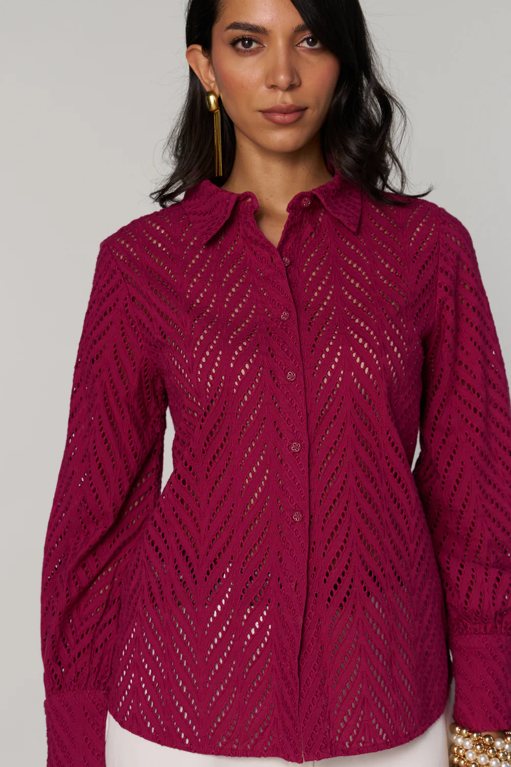 Georgia Schiffli Shirt - Image 5