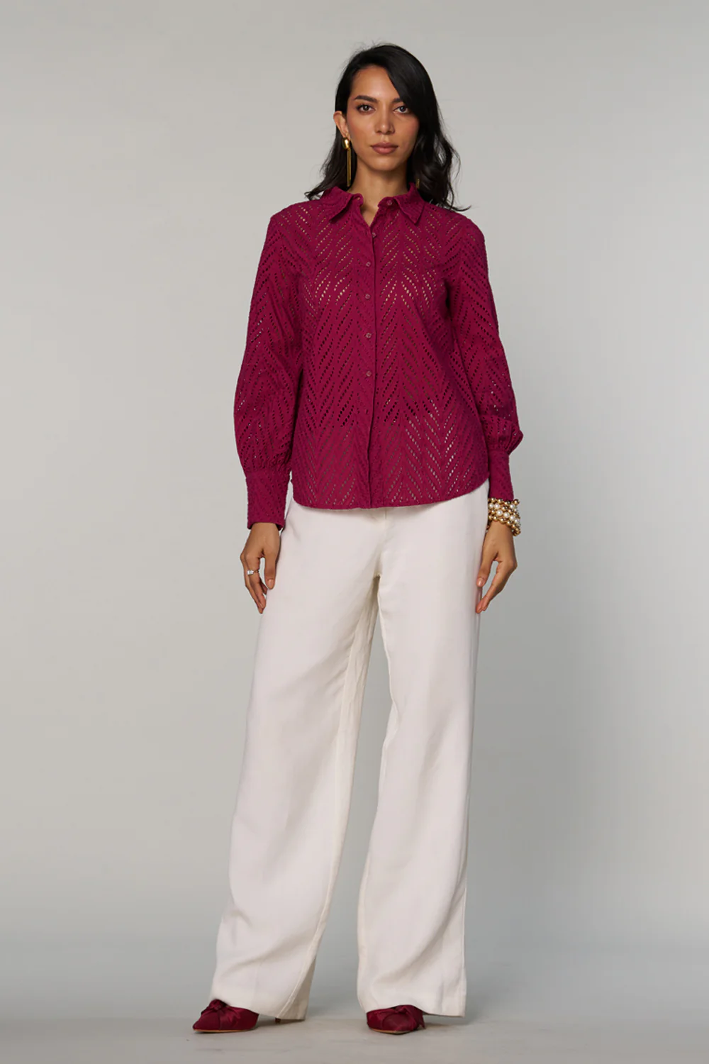 Georgia Schiffli Shirt - Image 6