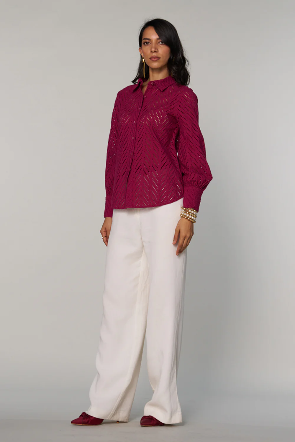 Georgia Schiffli Shirt - Image 7