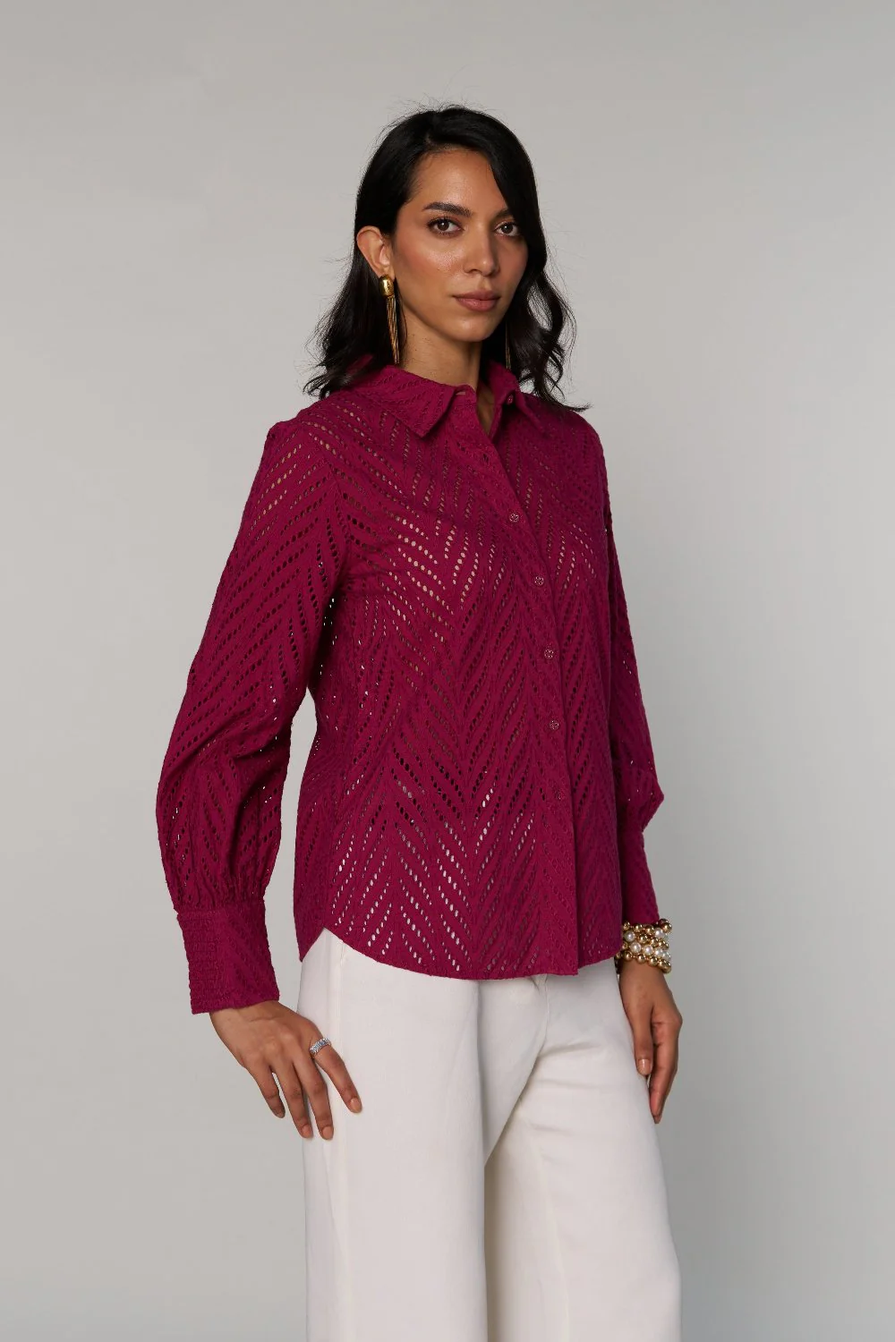 Georgia Schiffli Shirt - Image 9