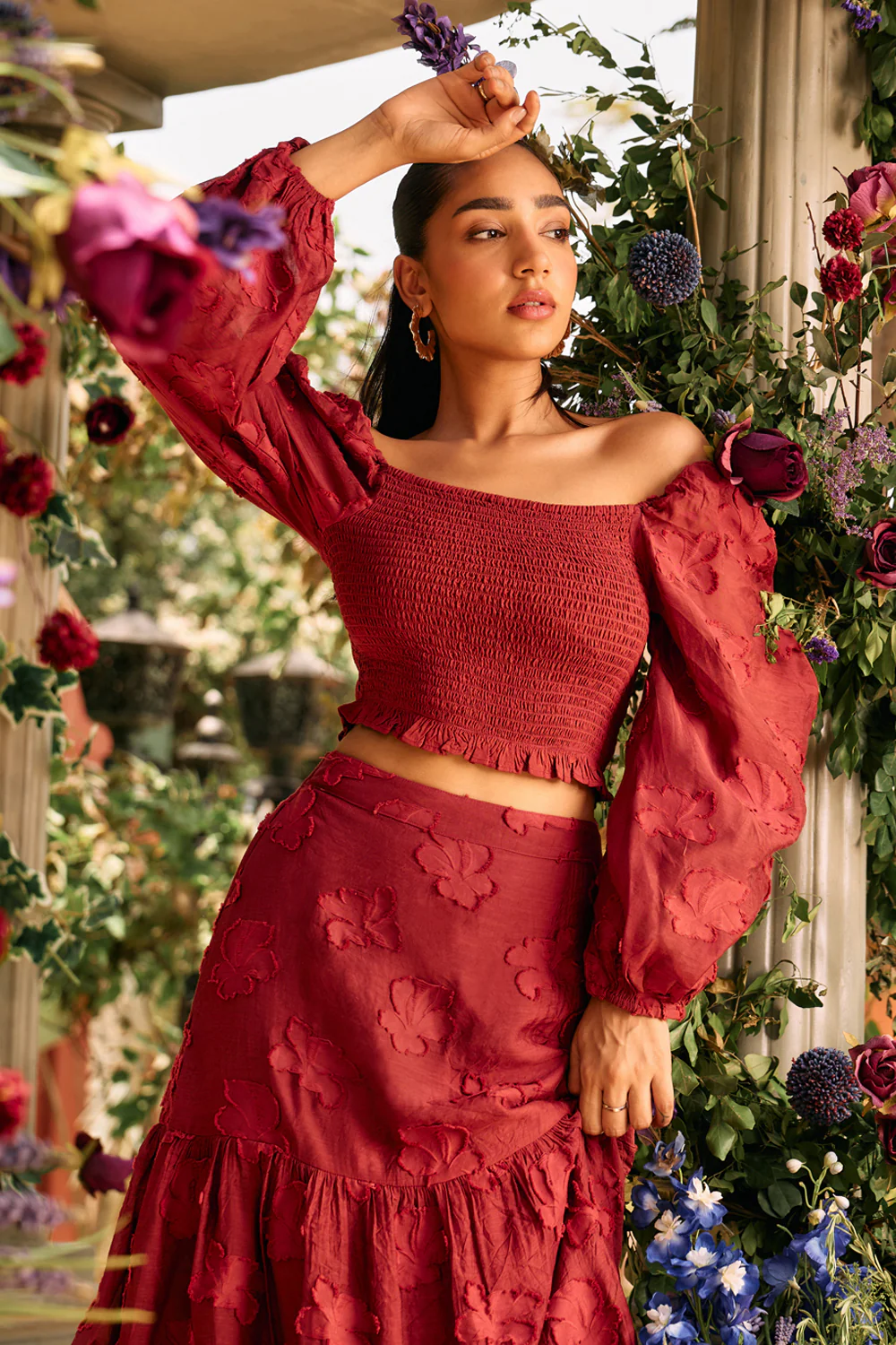 Audrey Jacquard Skirt - Image 3