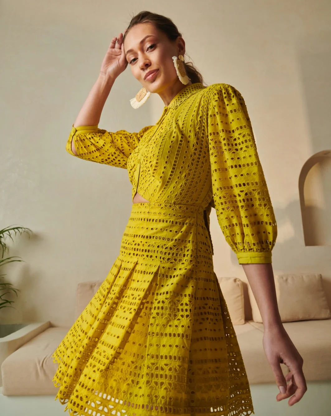 Thea Schiffli Dress - Image 6