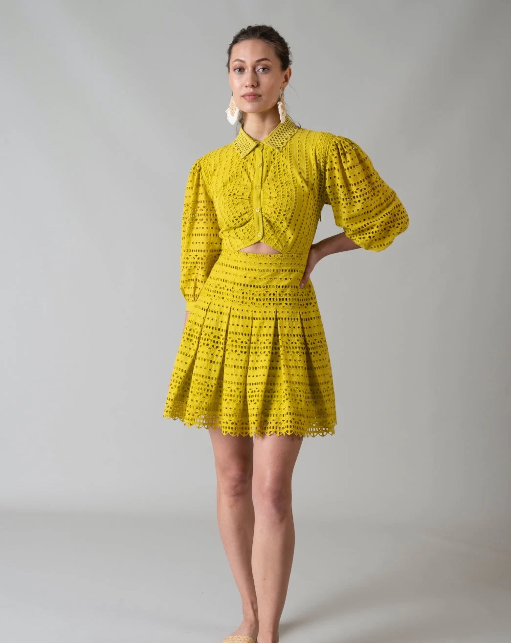 Thea Schiffli Dress - Image 8