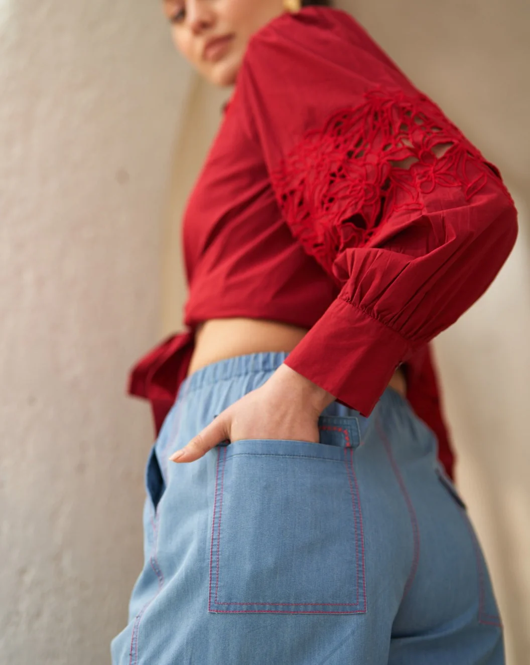 Sara Tencel Pants - Image 3