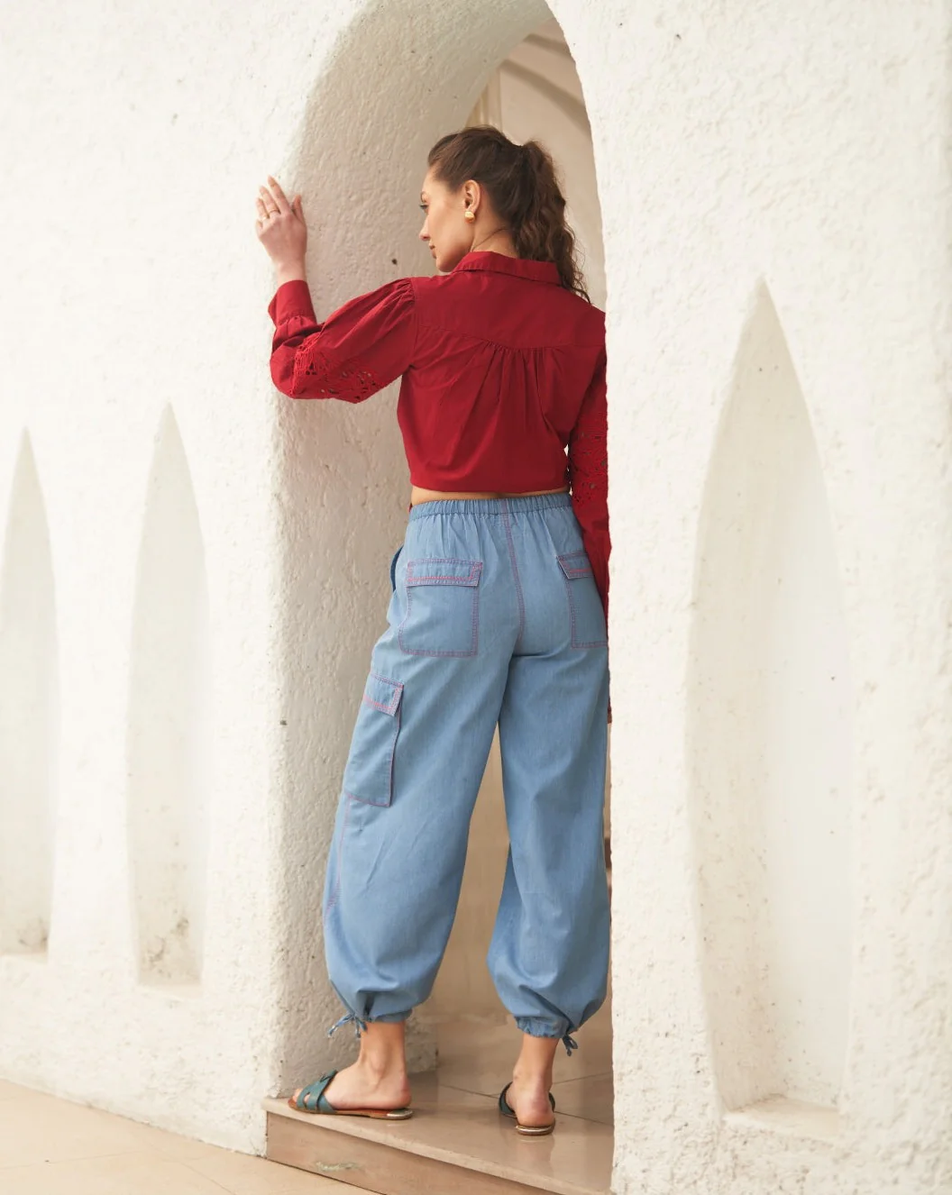 Sara Tencel Pants - Image 4