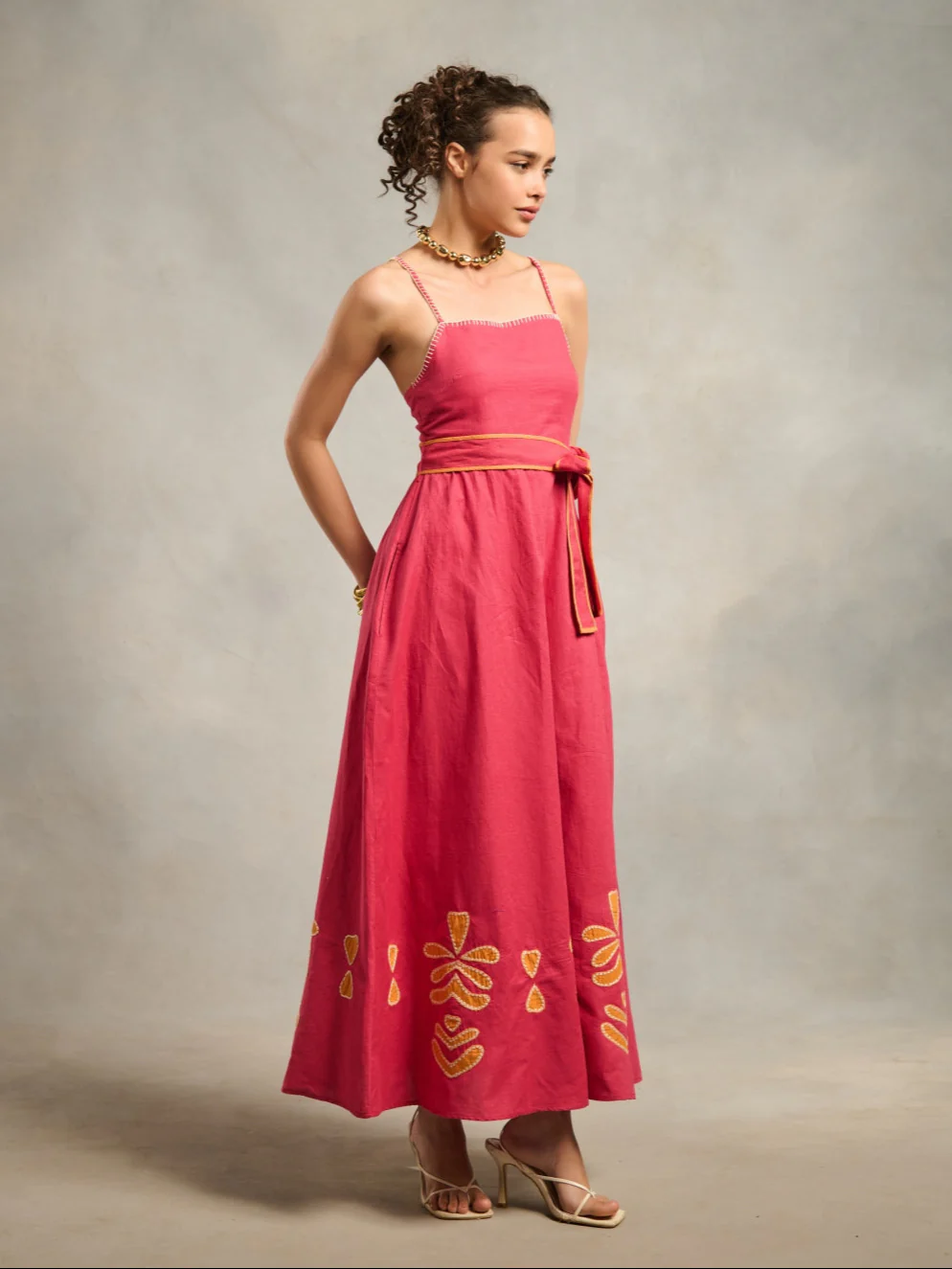 Clara Linen Blend Maxi - Image 7
